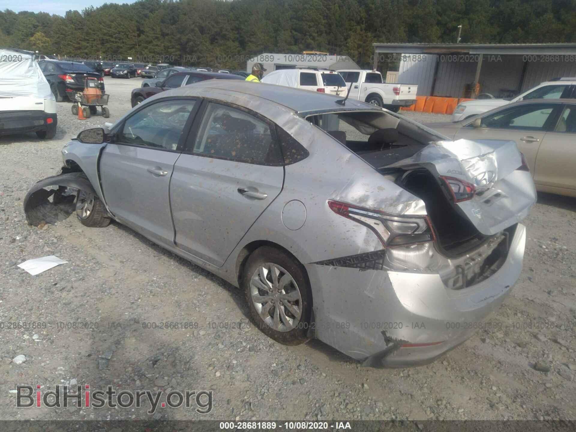 2020 HYUNDAI ACCENT - VIN: 3KPC24A68LE107634 - Фото 3