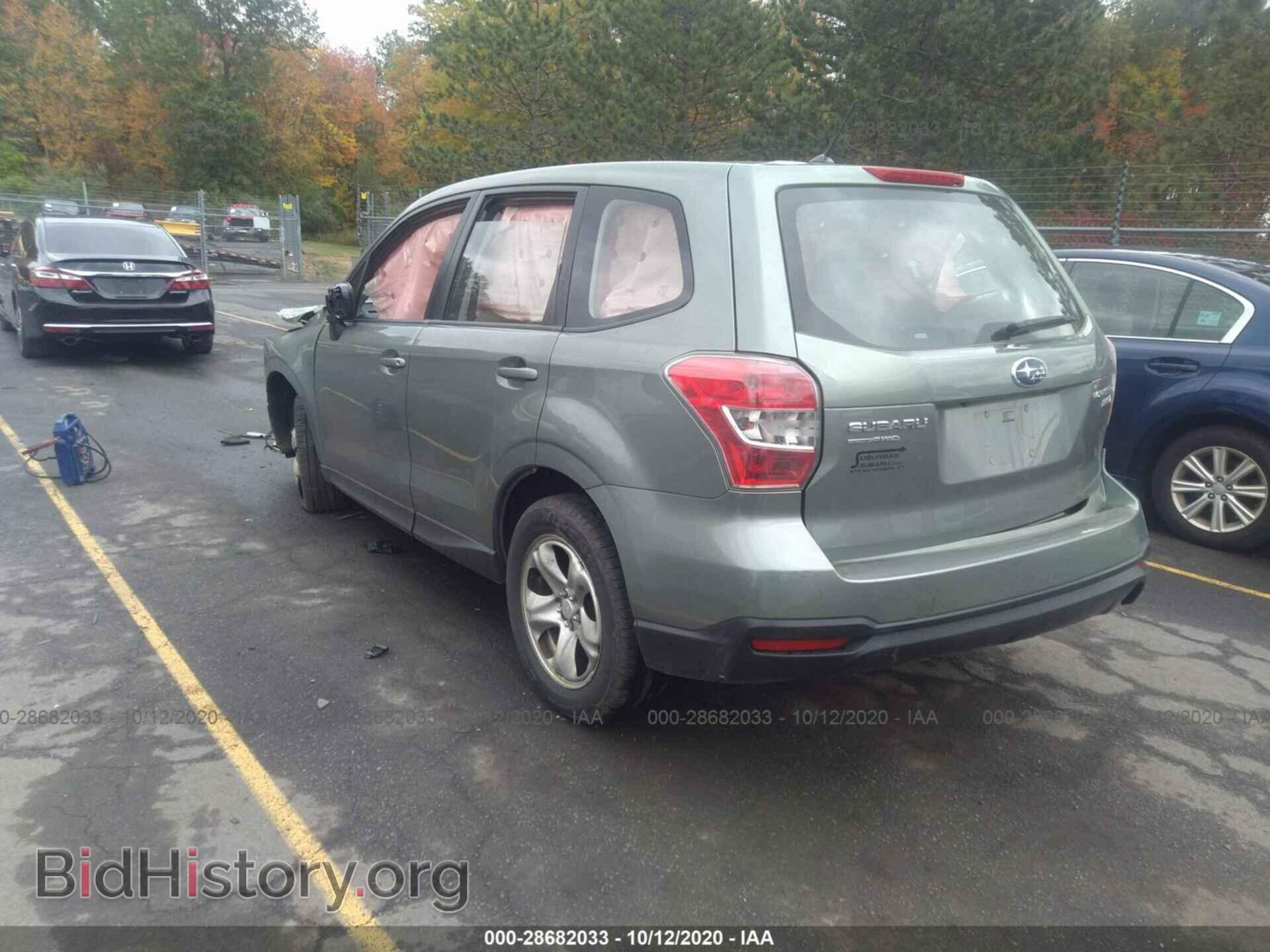 2015 SUBARU FORESTER - VIN: JF2SJAAC9FH454439 - Фото 3