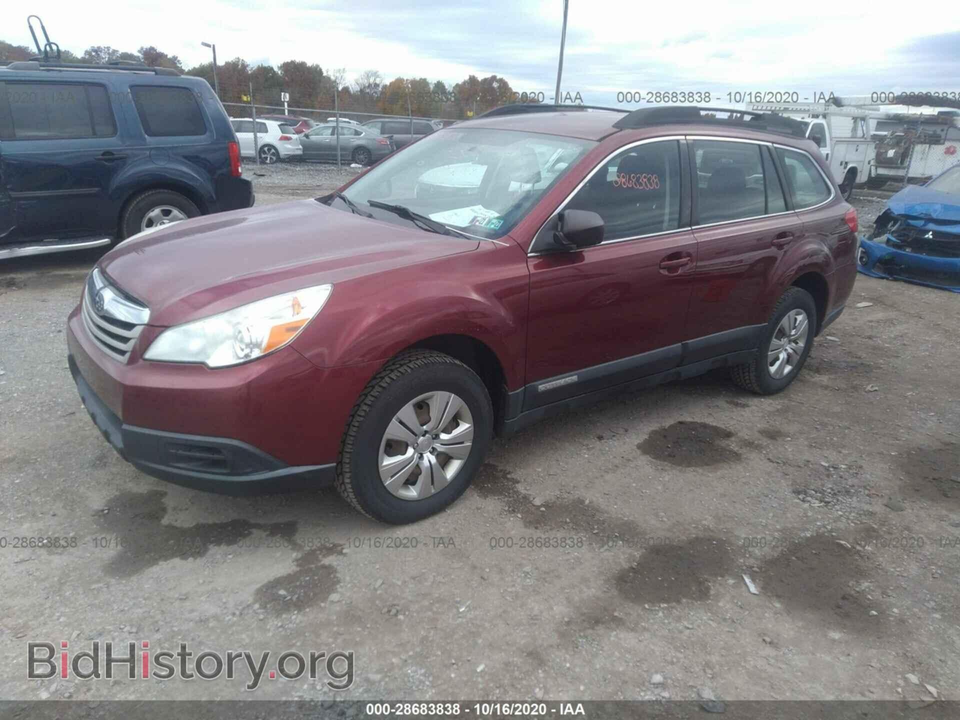 2012 SUBARU OUTBACK - VIN: 4S4BRBAC2C3229796 - Photo 2