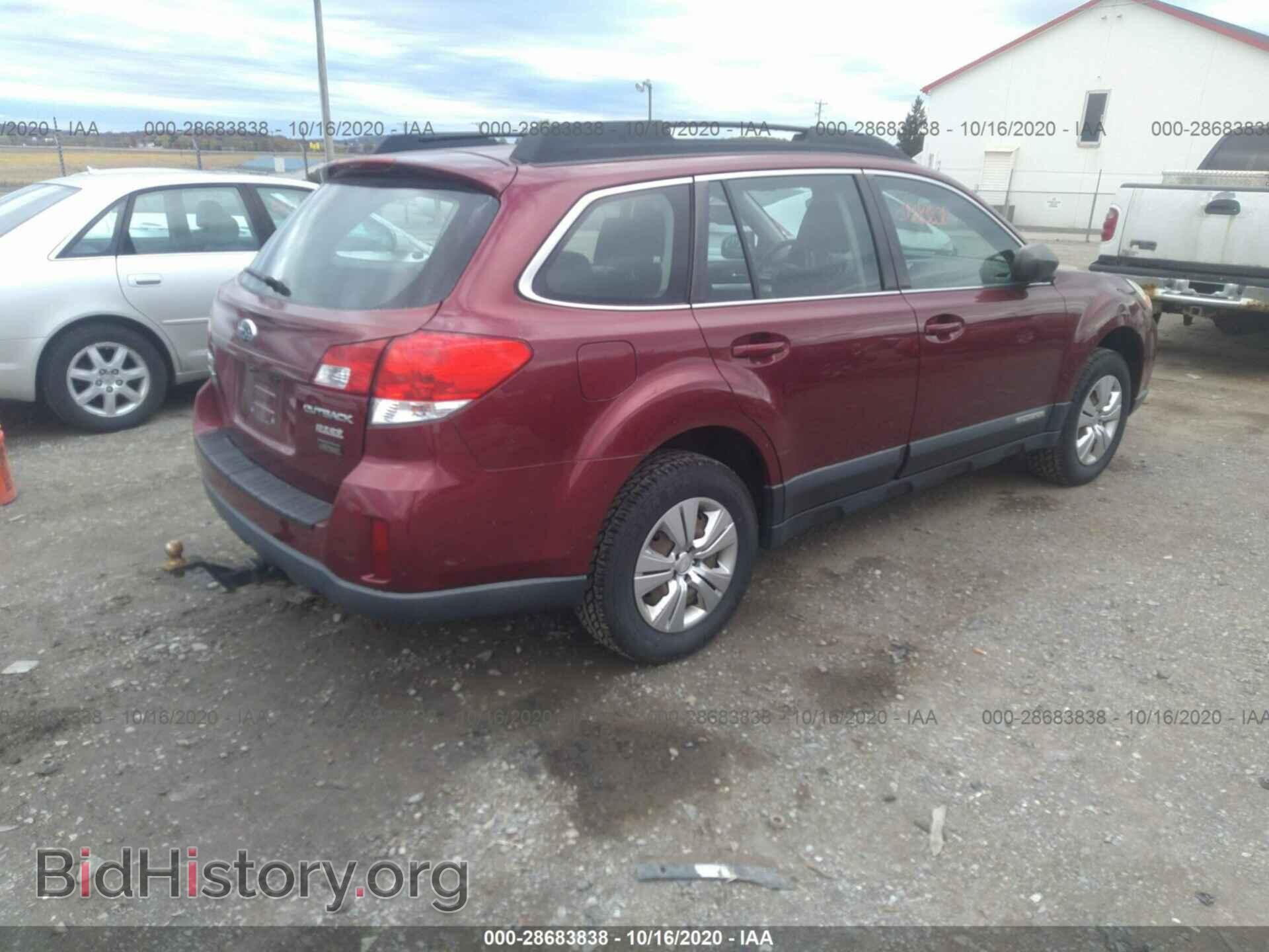 2012 SUBARU OUTBACK - VIN: 4S4BRBAC2C3229796 - Photo 4