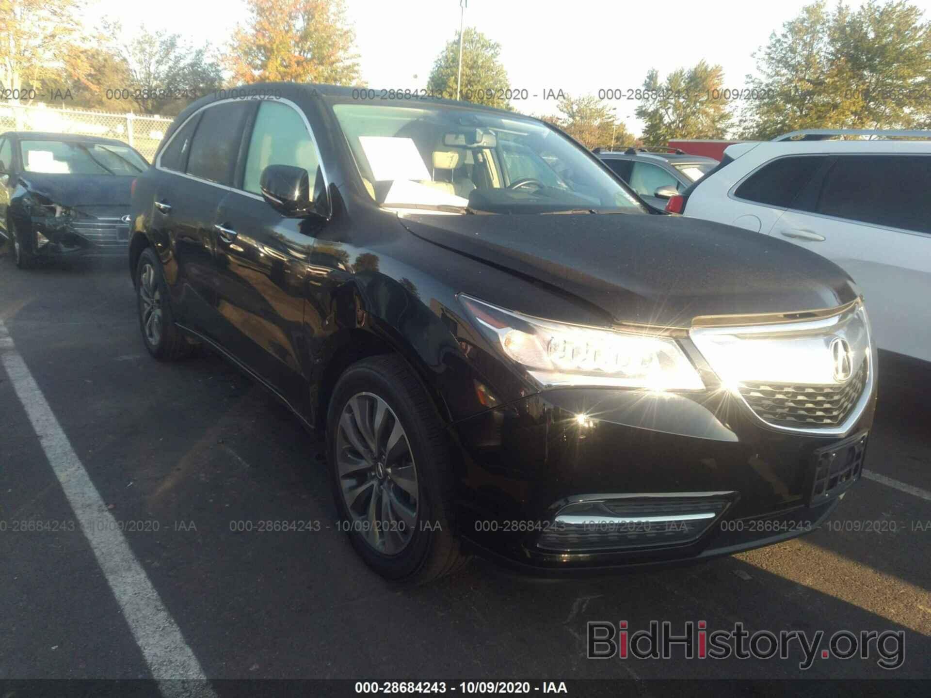 Фотография 5FRYD4H43EB001575 - ACURA MDX 2014