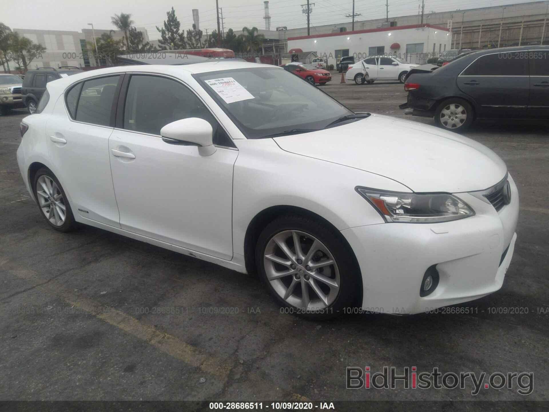 Photo JTHKD5BH1B2014296 - LEXUS CT 200H 2011