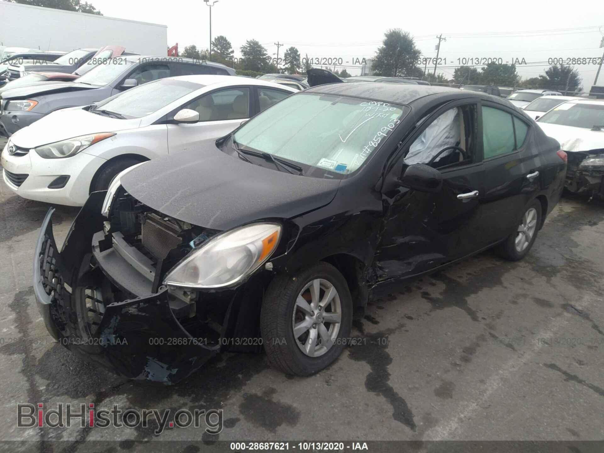 2012 NISSAN VERSA - VIN: 3N1CN7APXCL859903 - Фото 2