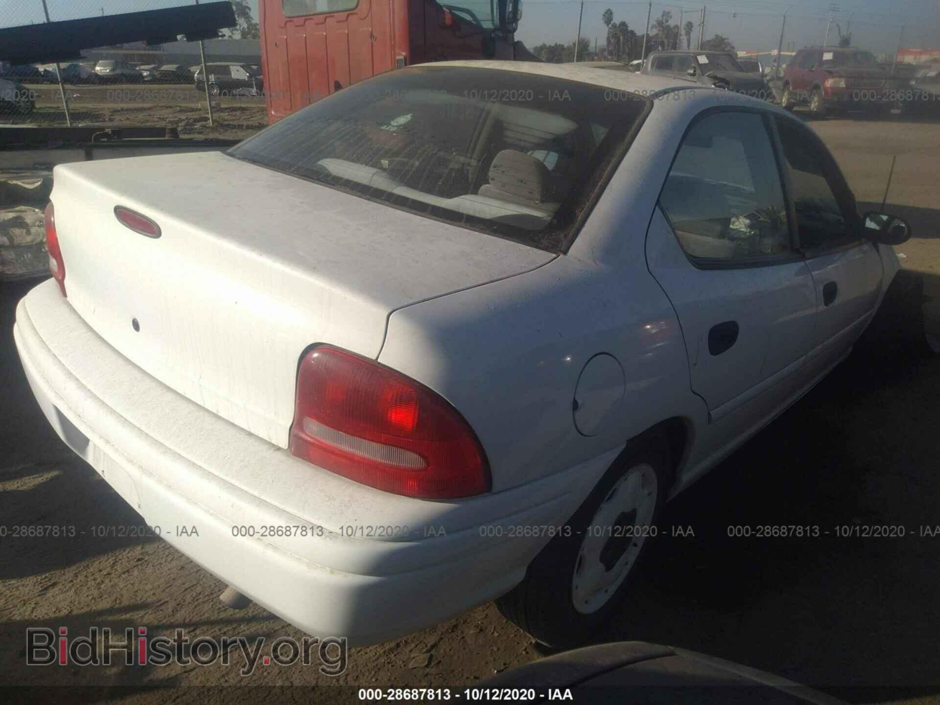 1995 DODGE NEON - VIN: 1B3ES47C2SD271159 - Фото 4