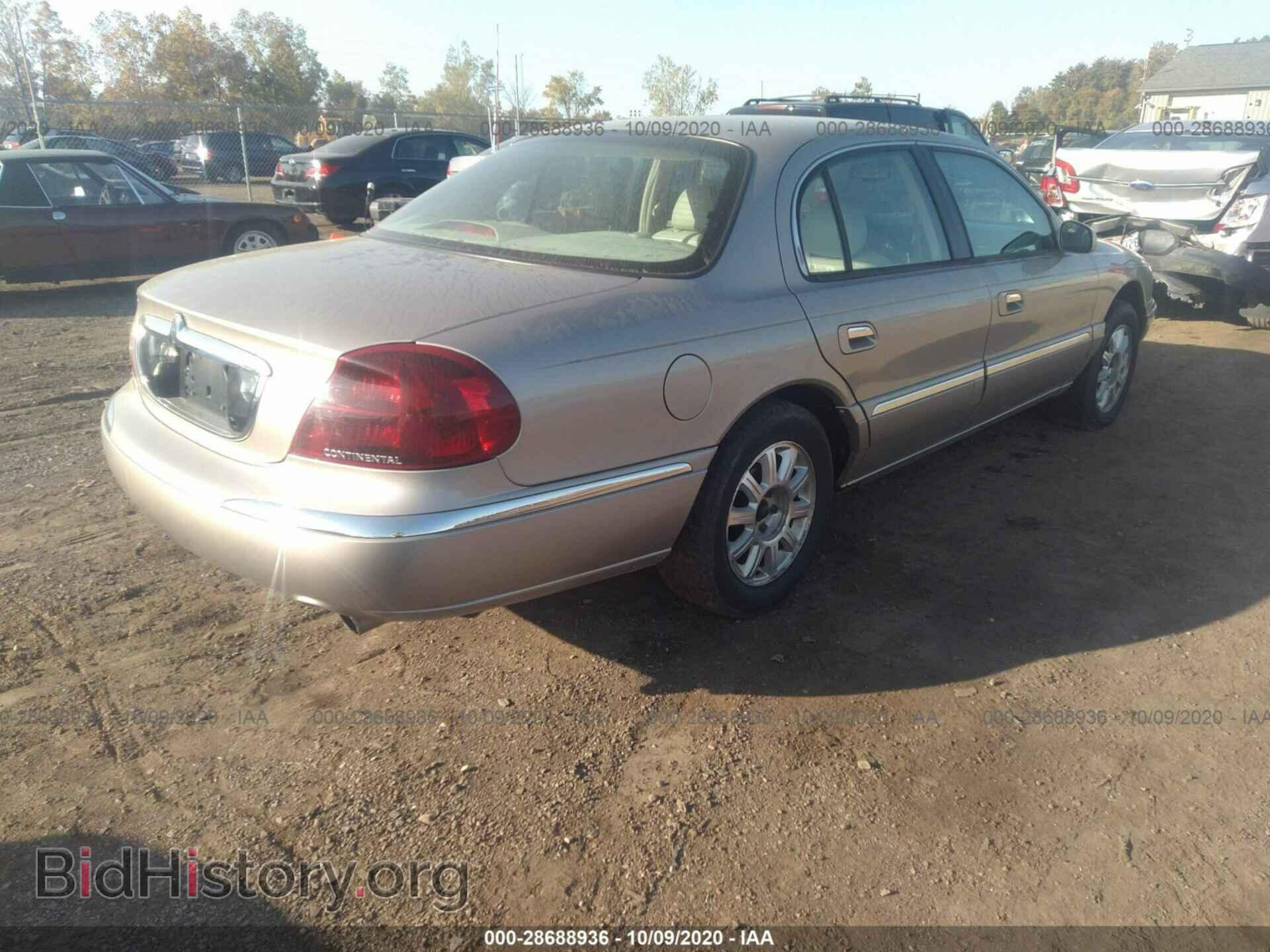 2000 LINCOLN CONTINENTAL - VIN: 1LNHM97V3YY874638 - Фото 4