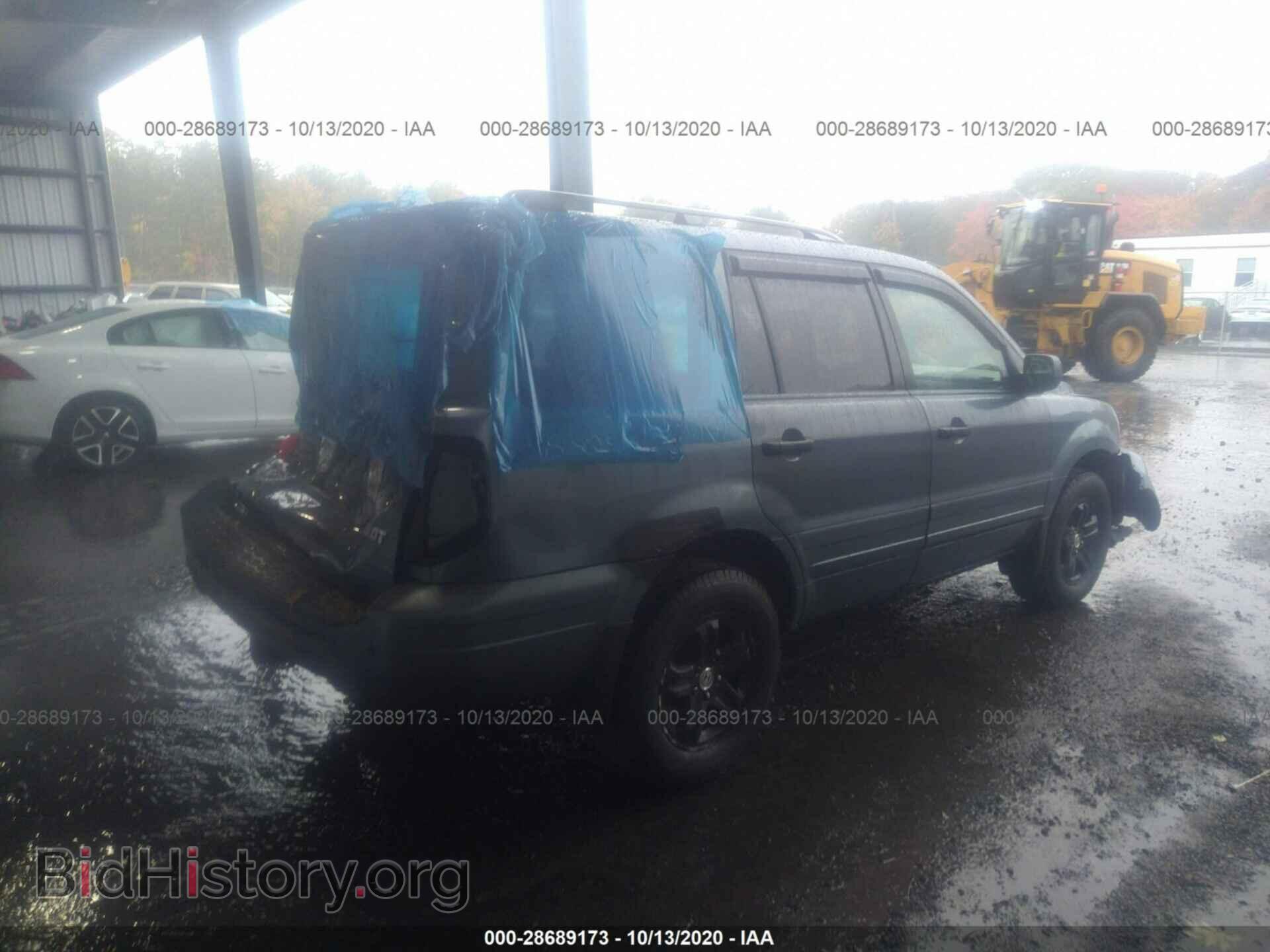 2005 HONDA PILOT - VIN: 2HKYF18775H544126 - Фото 4