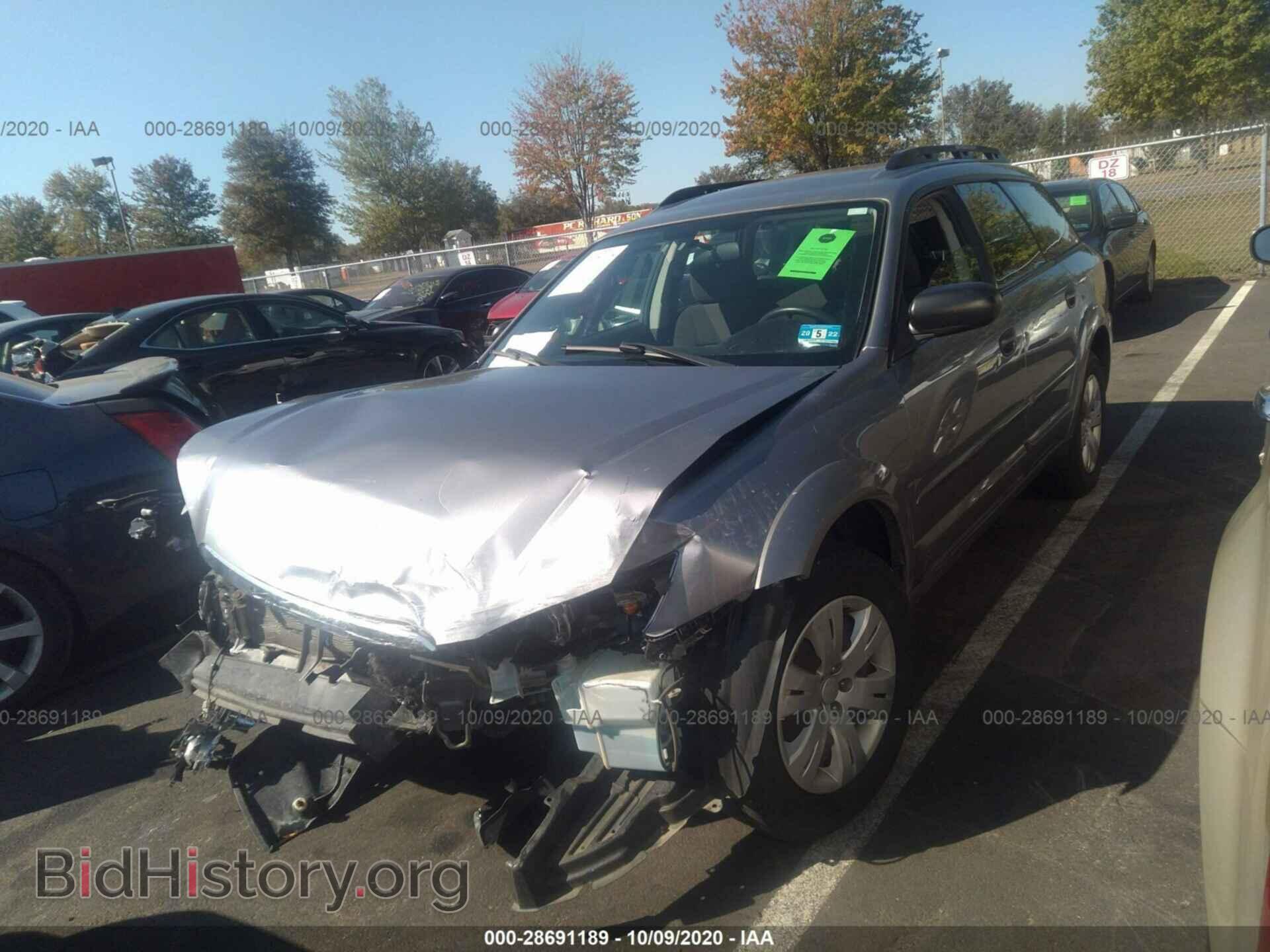 2009 SUBARU OUTBACK - VIN: 4S4BP60CX96318909 - Фото 2