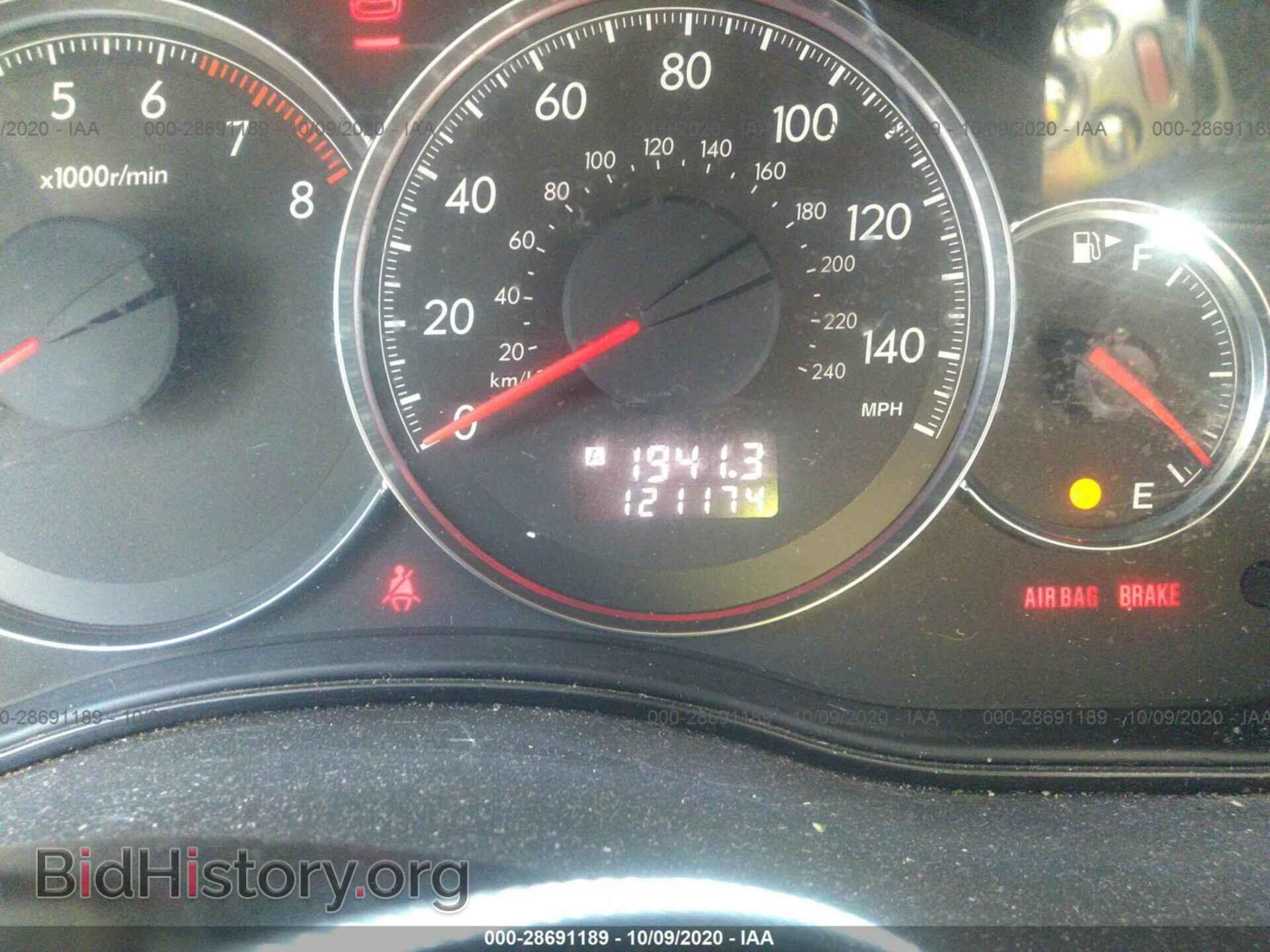 2009 SUBARU OUTBACK - VIN: 4S4BP60CX96318909 - Фото 7