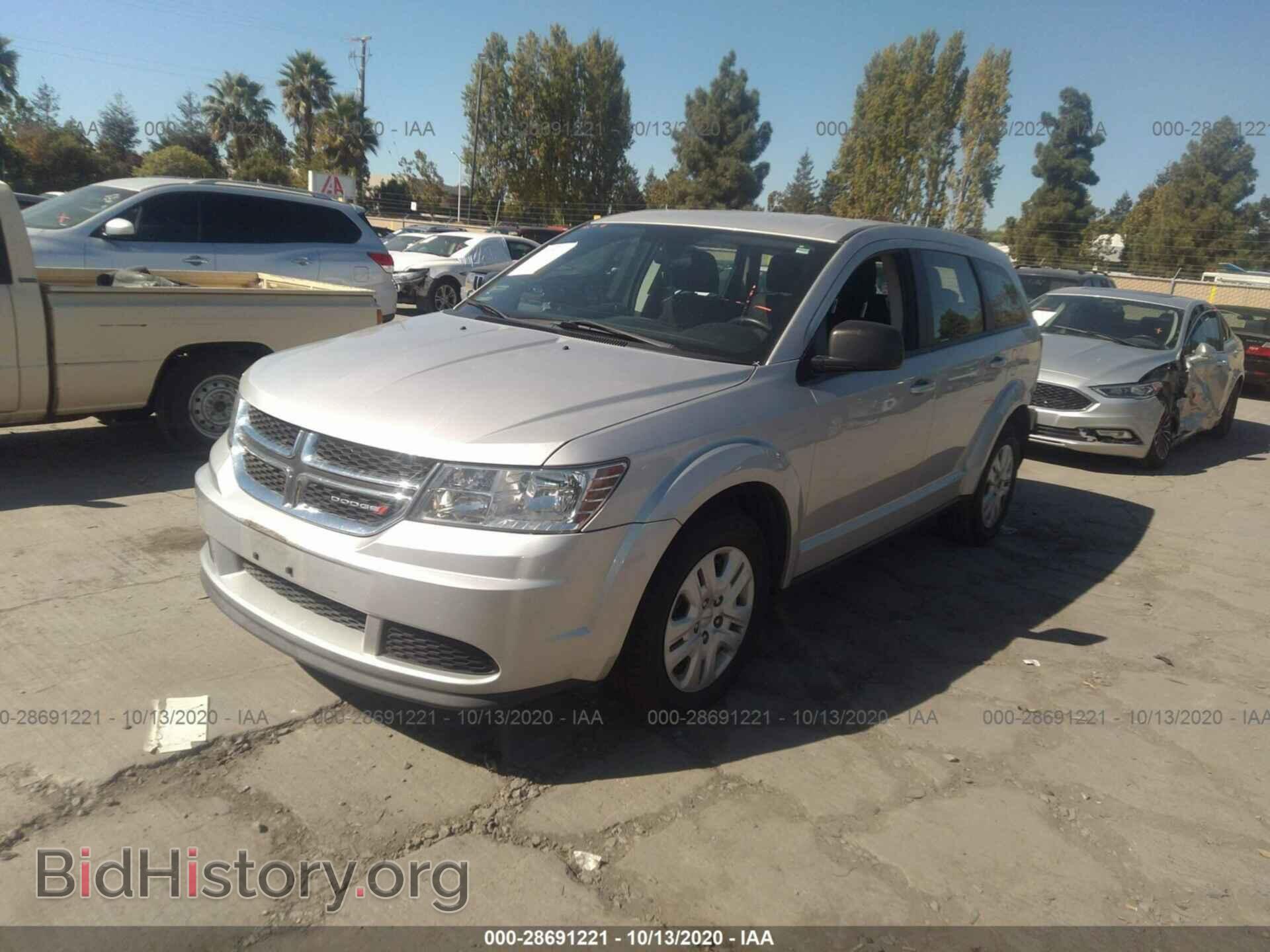 2014 DODGE JOURNEY - VIN: 3C4PDCAB9ET119129 - Фото 2
