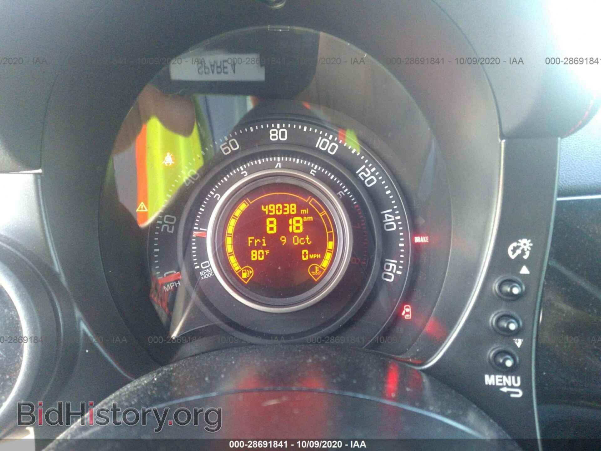 2013 FIAT 500 - VIN: 3C3CFFFH4DT634159 - Фото 7