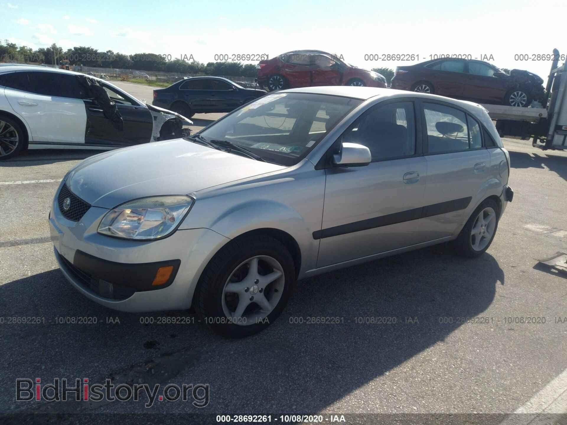 2007 KIA RIO5 - VIN: KNADE163976248228 - Фото 2