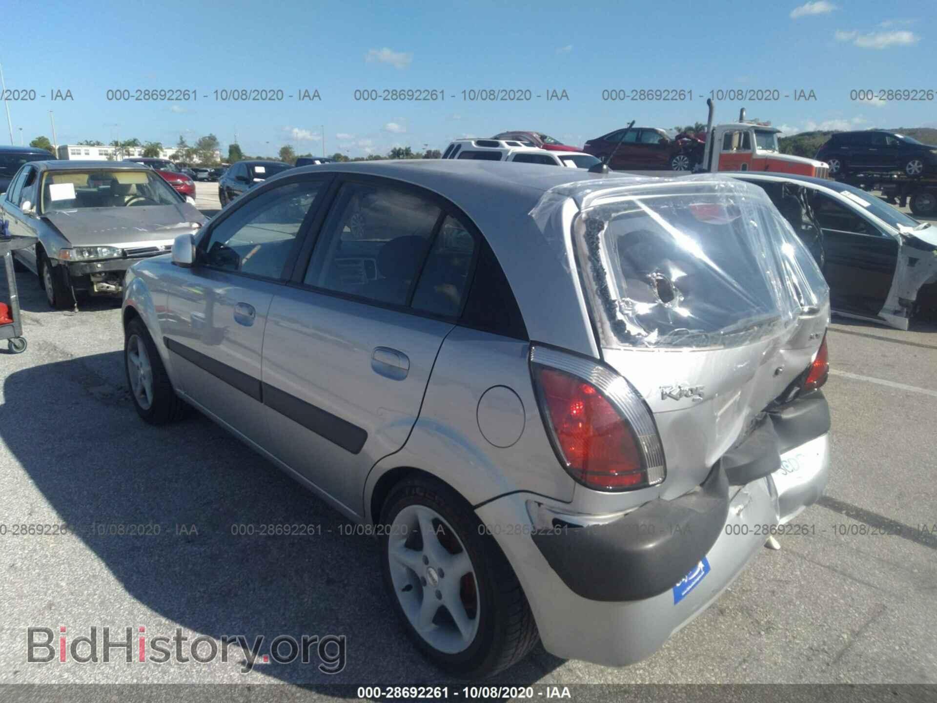 2007 KIA RIO5 - VIN: KNADE163976248228 - Фото 3