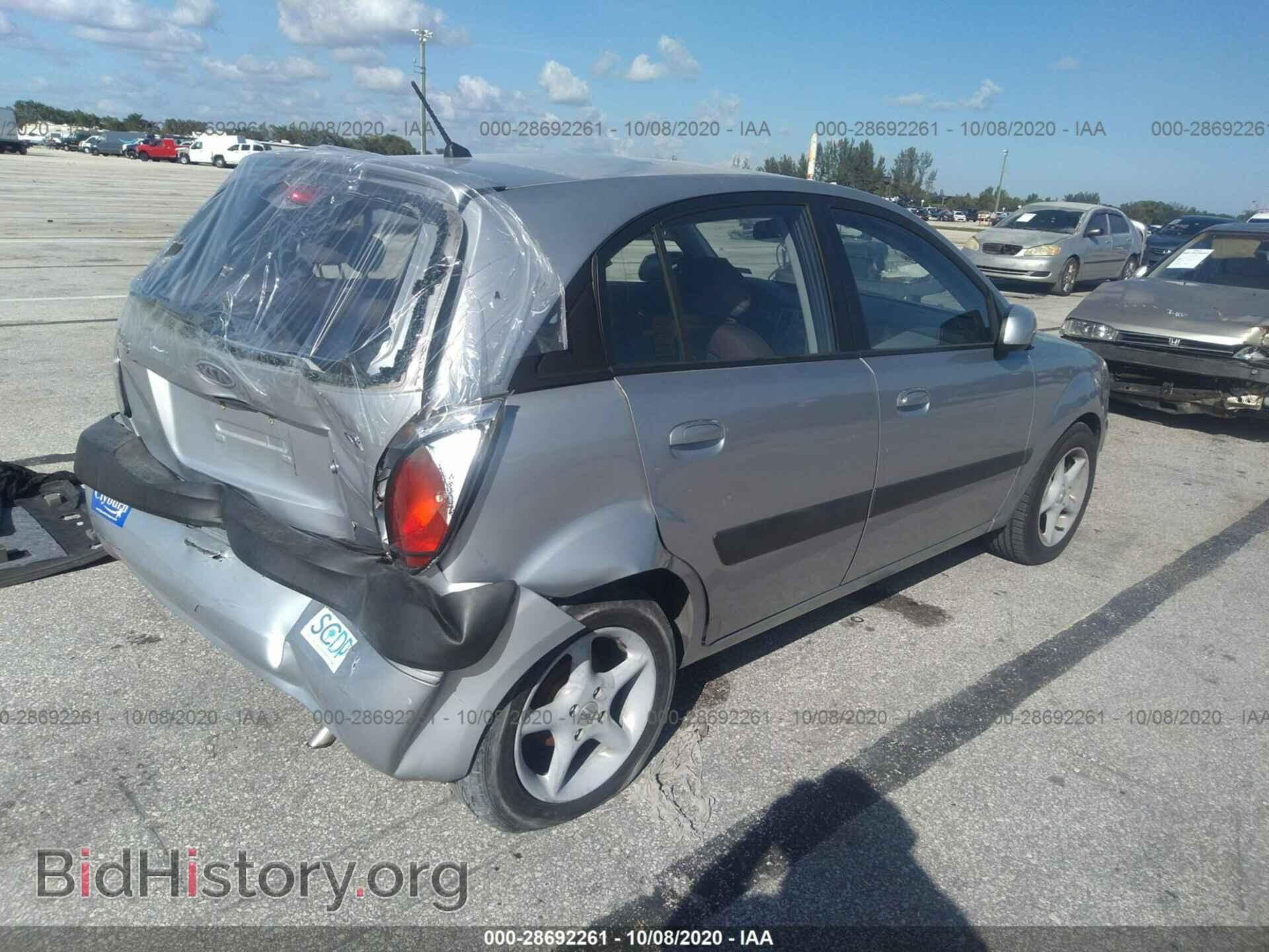 2007 KIA RIO5 - VIN: KNADE163976248228 - Фото 4