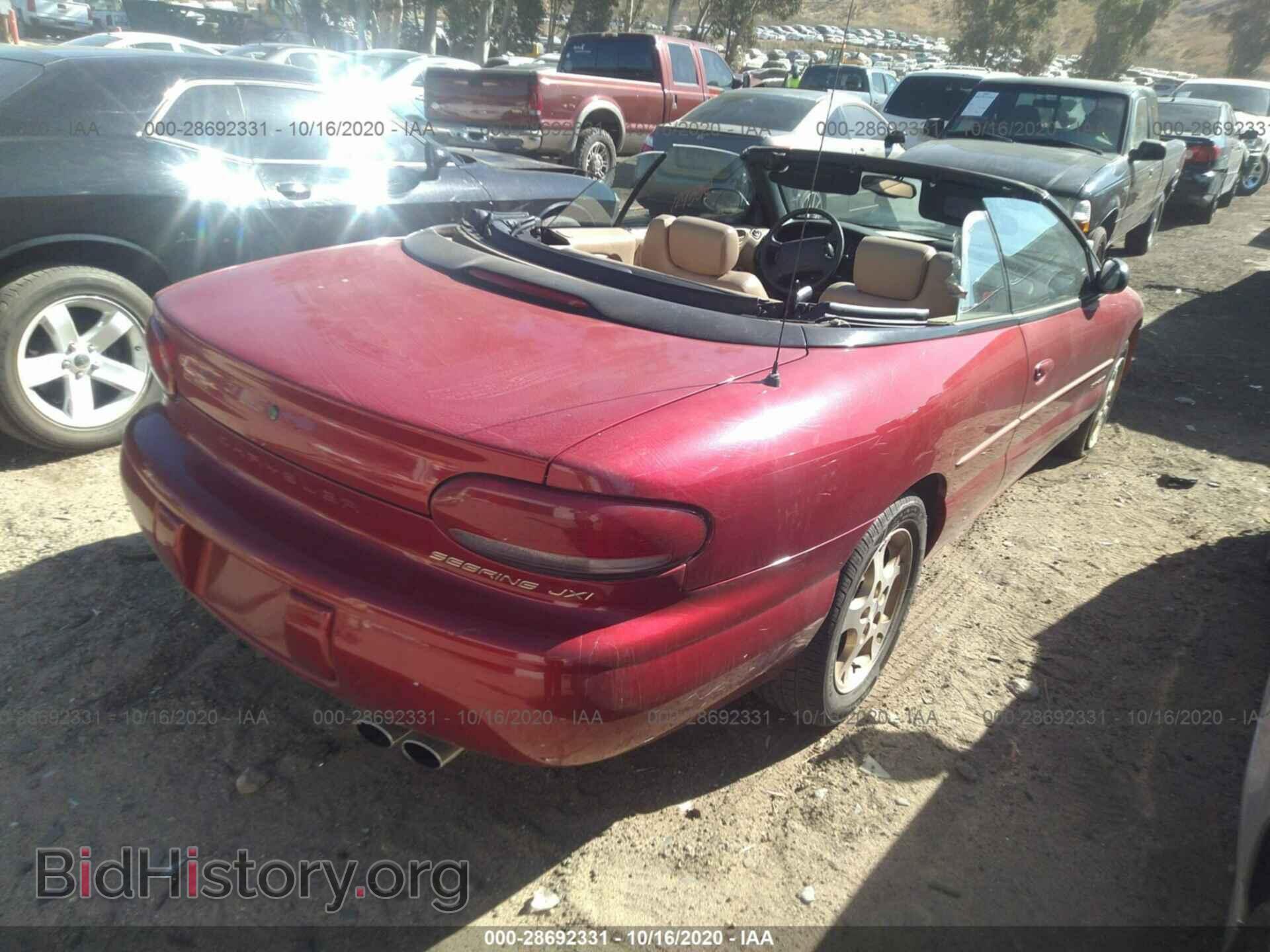 1998 CHRYSLER SEBRING - VIN: 3C3EL55H0WT324509 - Фото 4