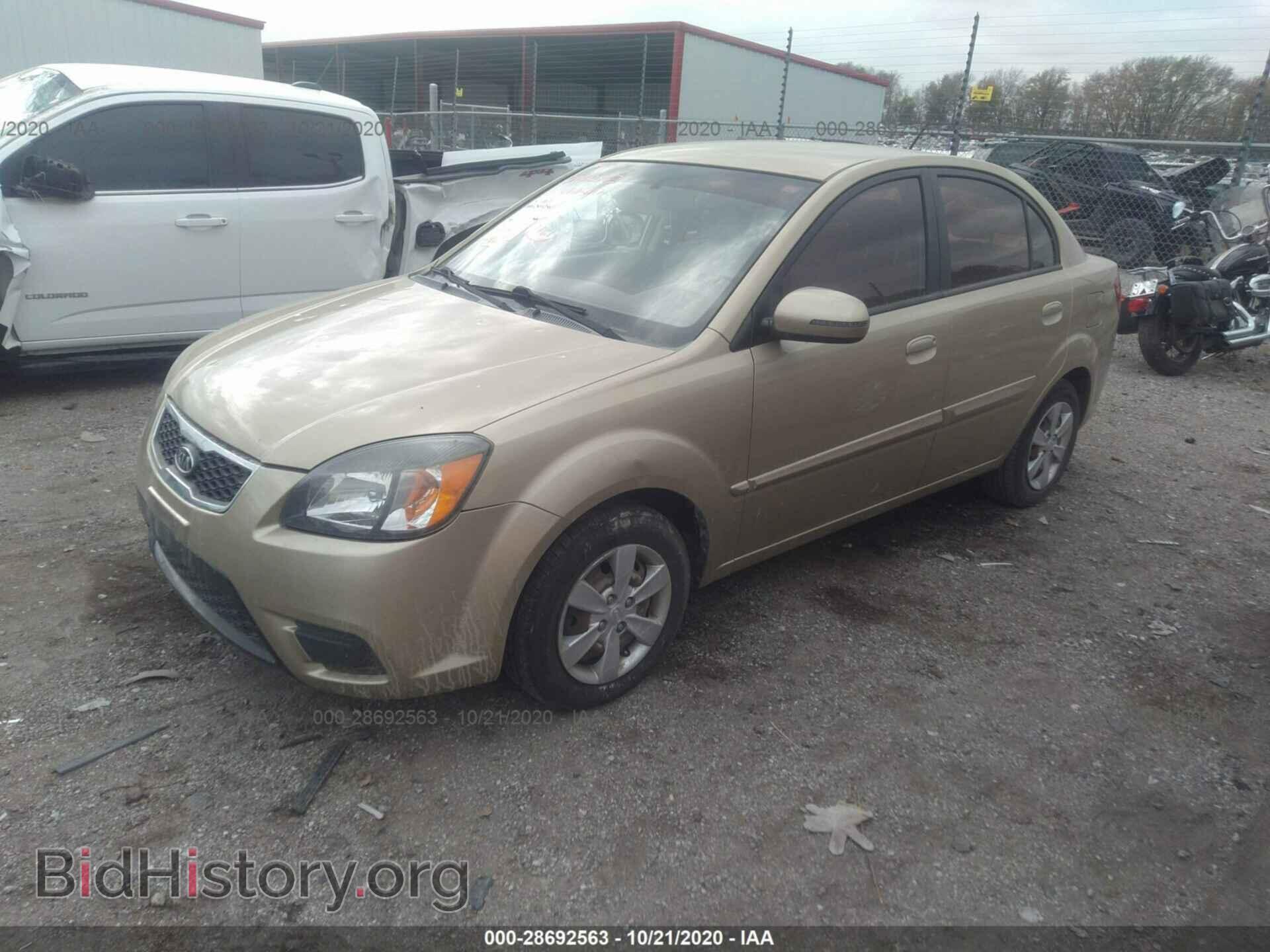2011 KIA RIO - VIN: KNADH4A30B6923442 - Фото 2
