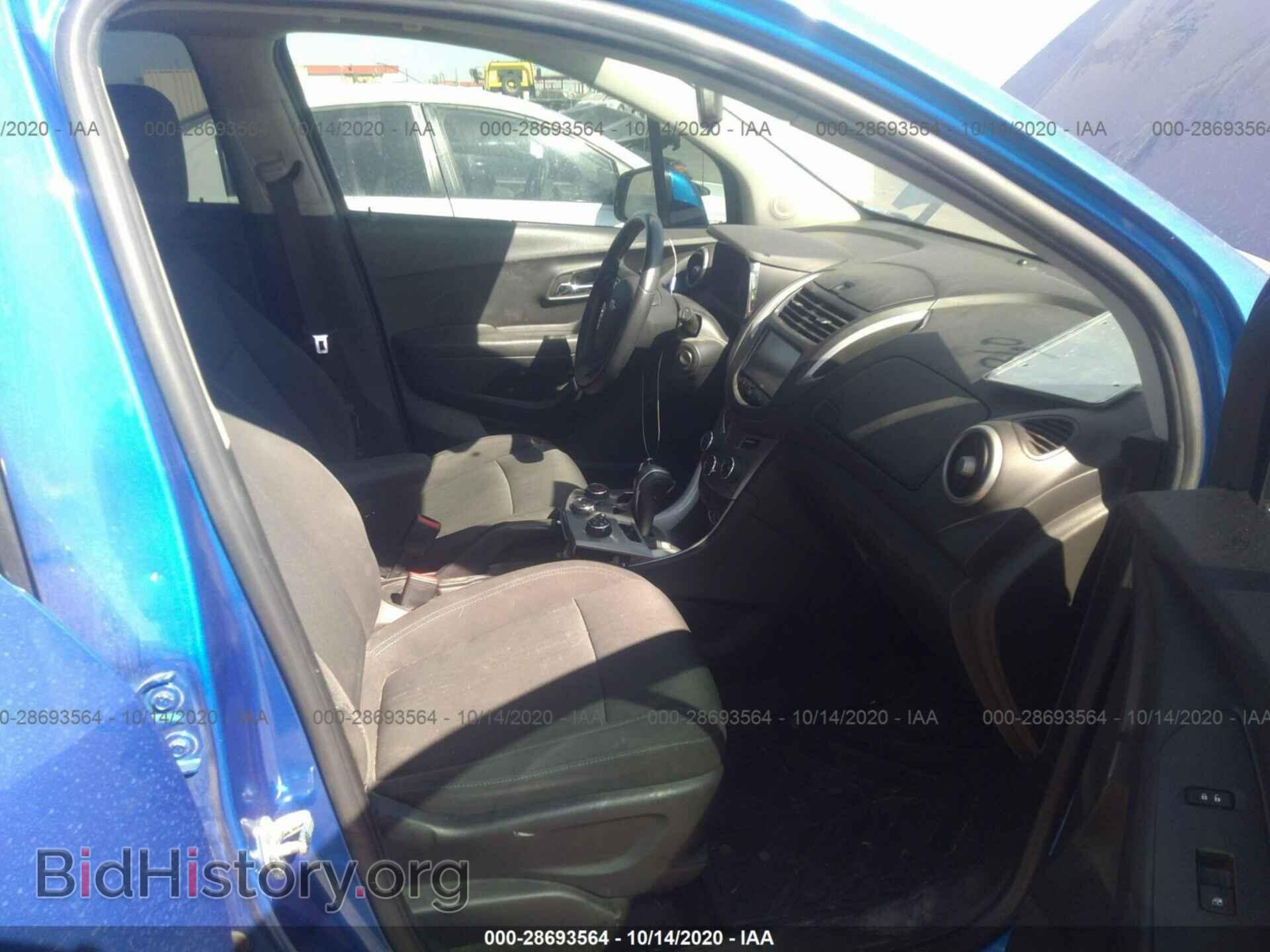 2016 CHEVROLET TRAX - VIN: KL7CJPSBXGB760062 - Фото 5