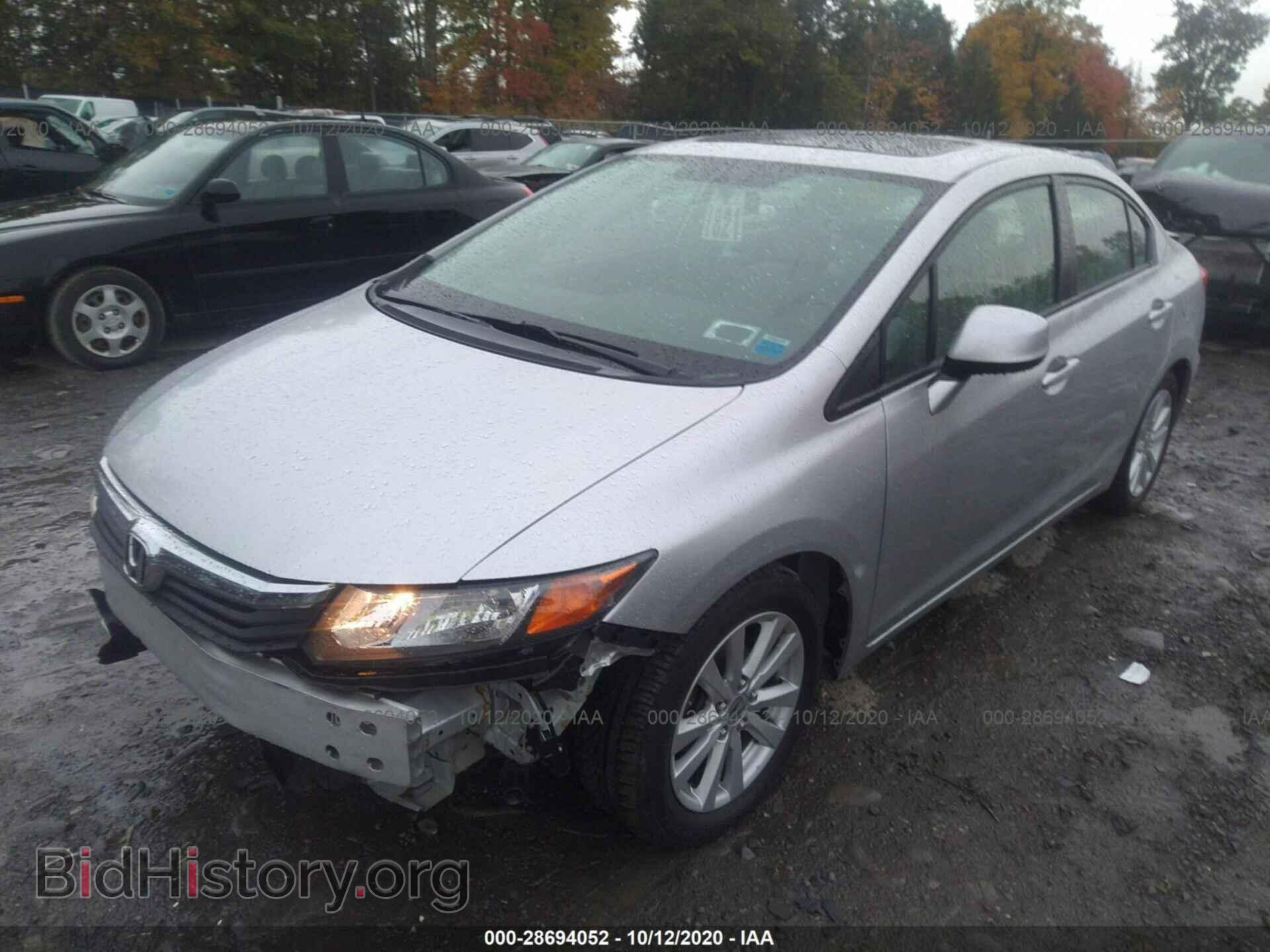 2012 HONDA CIVIC SDN - VIN: 2HGFB2F87CH302383 - Фото 2