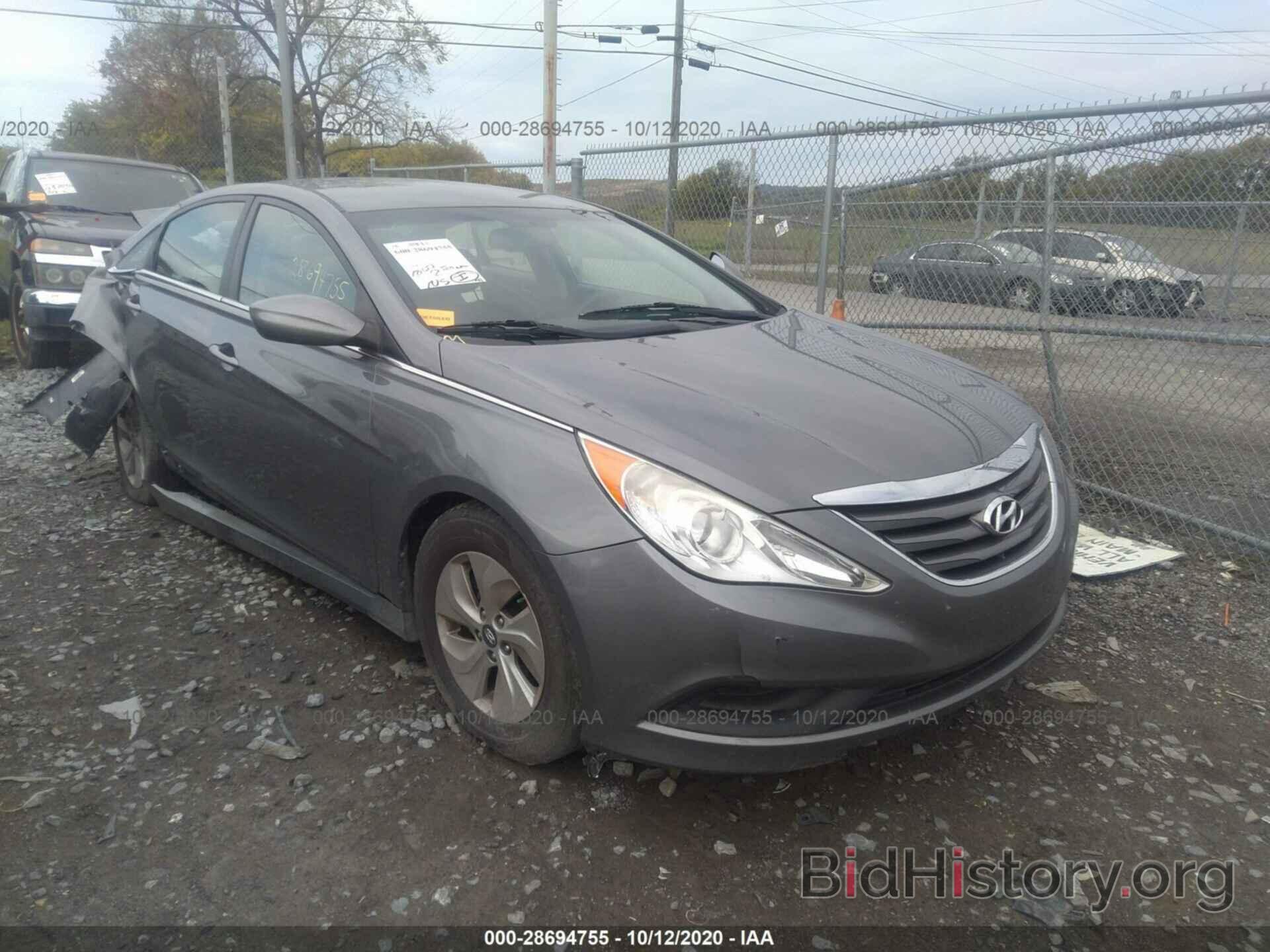 Photo 5NPEB4AC2EH819537 - HYUNDAI SONATA 2014