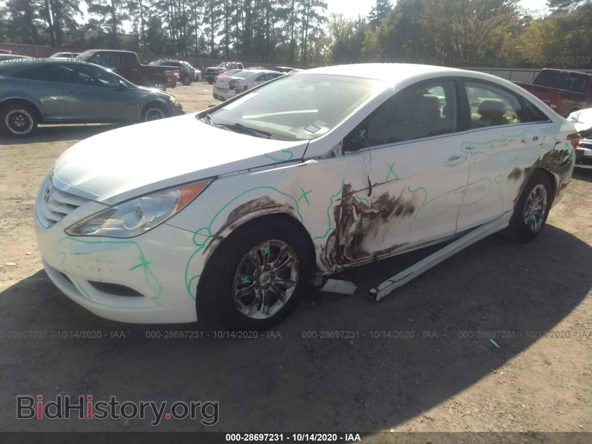 2012 HYUNDAI SONATA - VIN: 5NPEB4AC9CH358401 - Photo 2