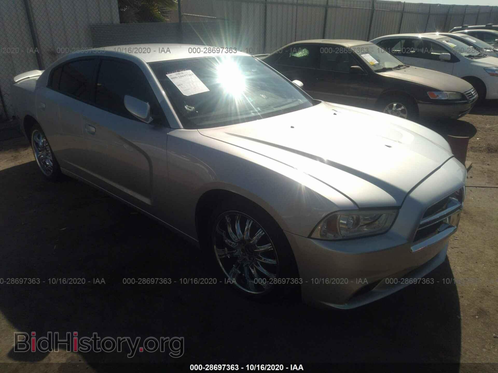 Photo 2C3CDXBG8CH261871 - DODGE CHARGER 2012