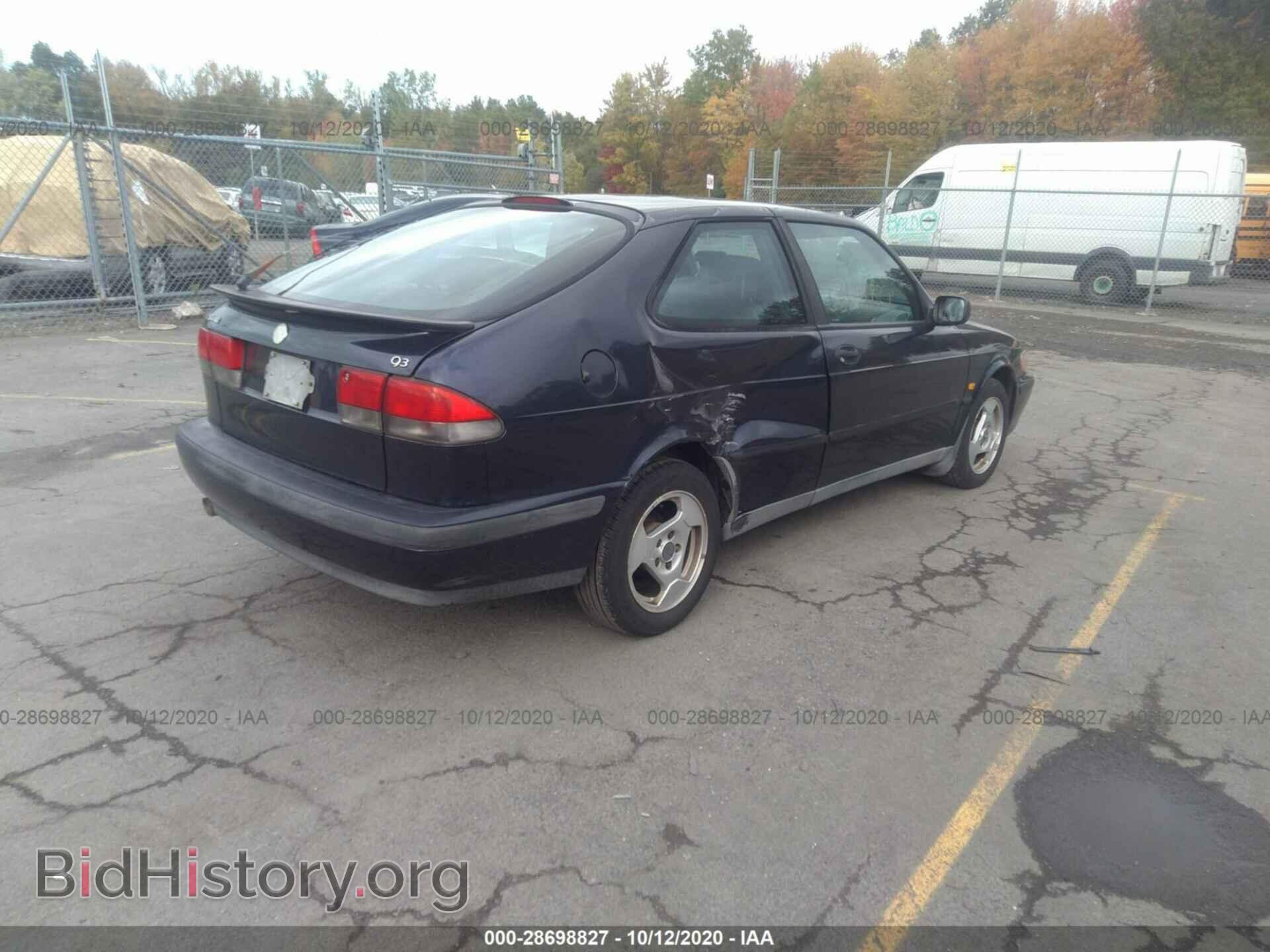 1999 SAAB 9-3 - VIN: YS3DD35N7X2020765 - Фото 4