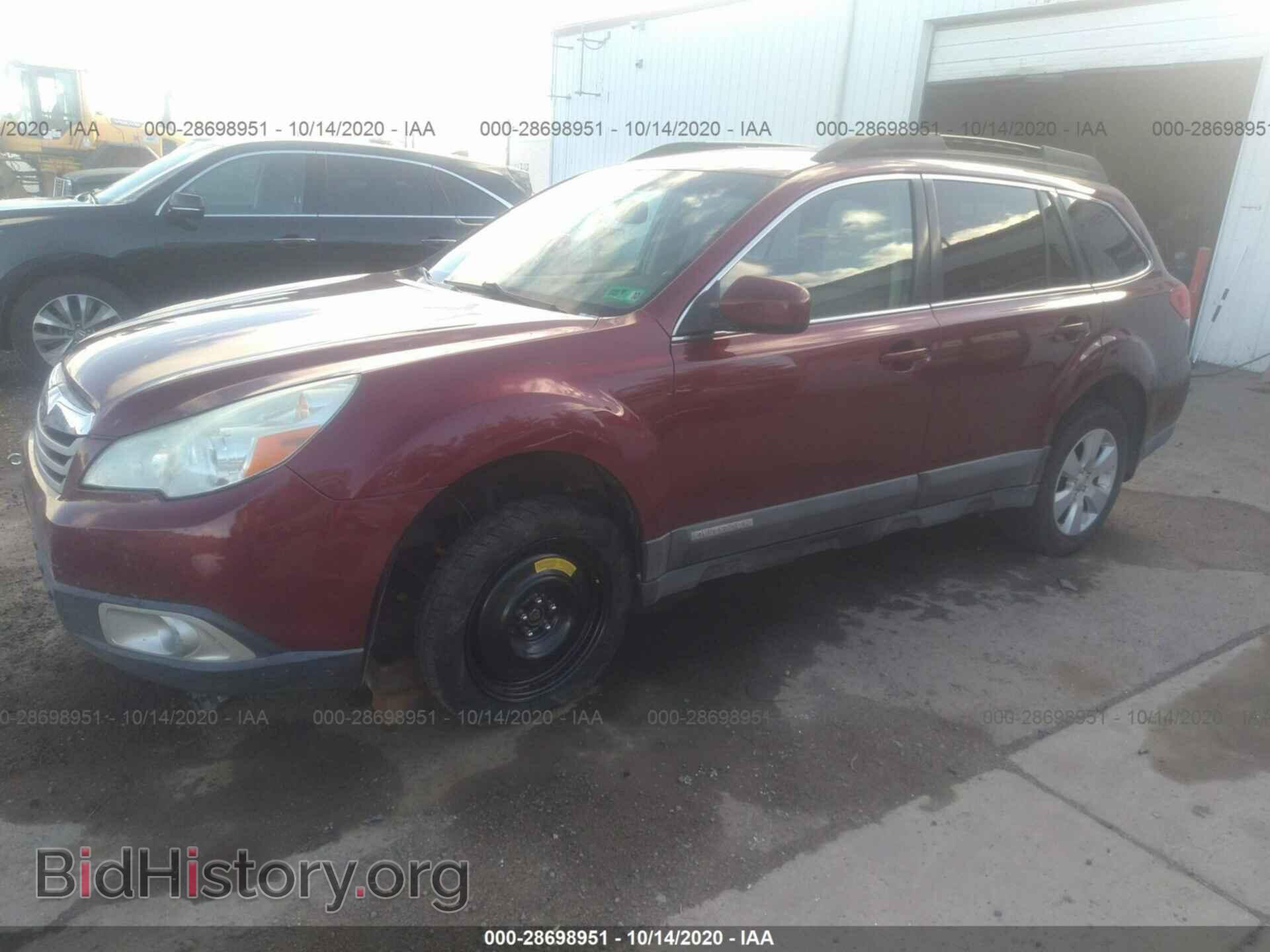 2011 SUBARU OUTBACK - VIN: 4S4BRCCC5B3320966 - Фото 2