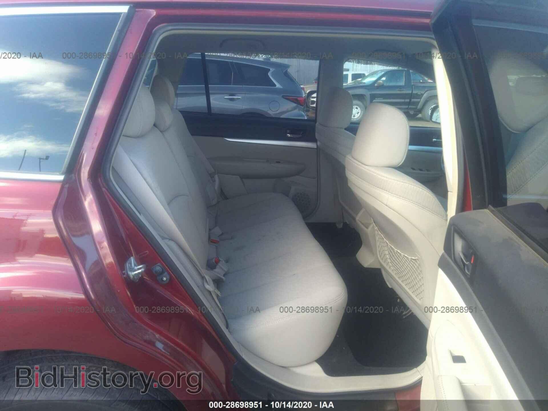 2011 SUBARU OUTBACK - VIN: 4S4BRCCC5B3320966 - Фото 8