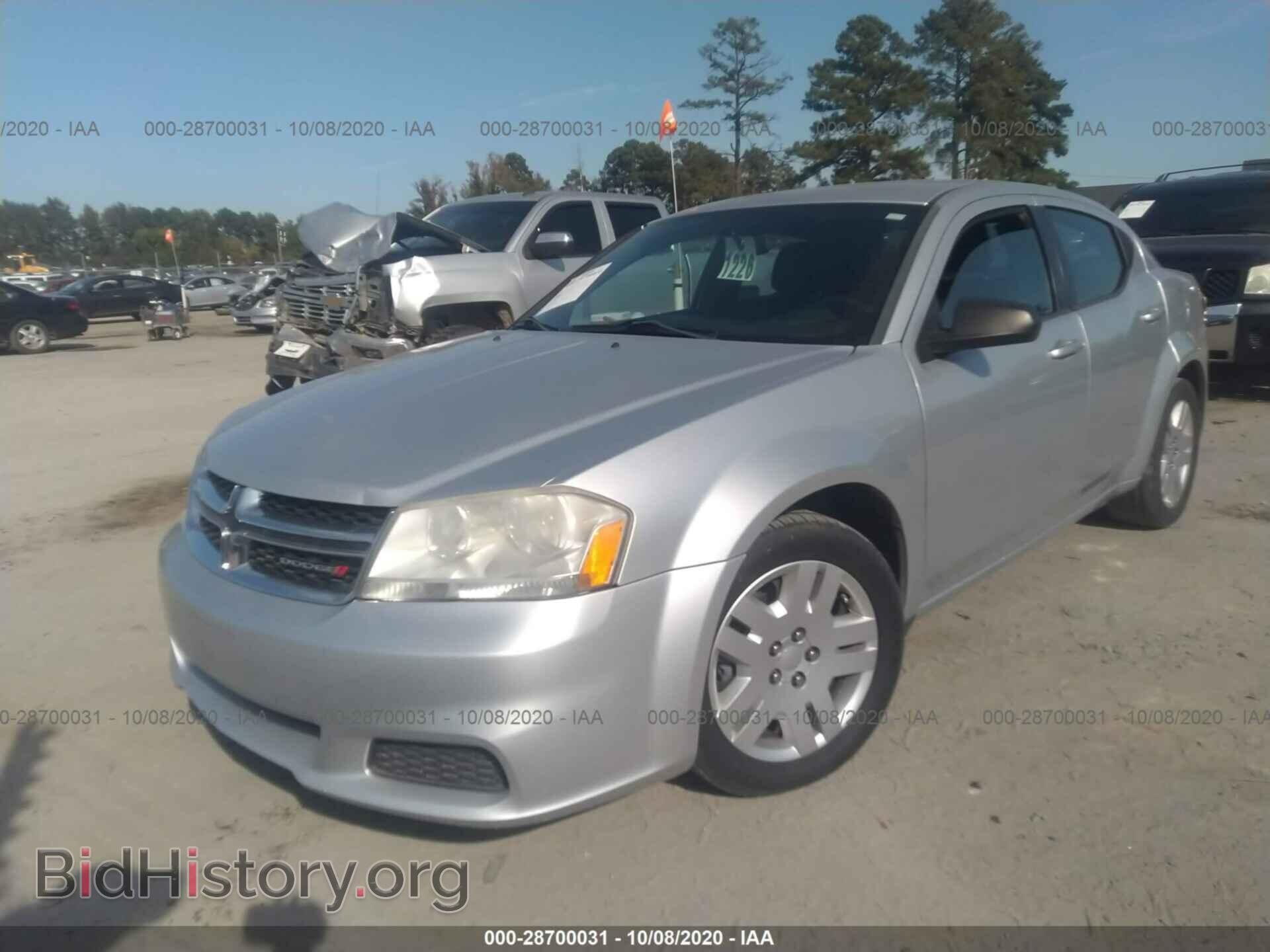 2012 DODGE AVENGER - VIN: 1C3CDZAB1CN266130 - Фото 2