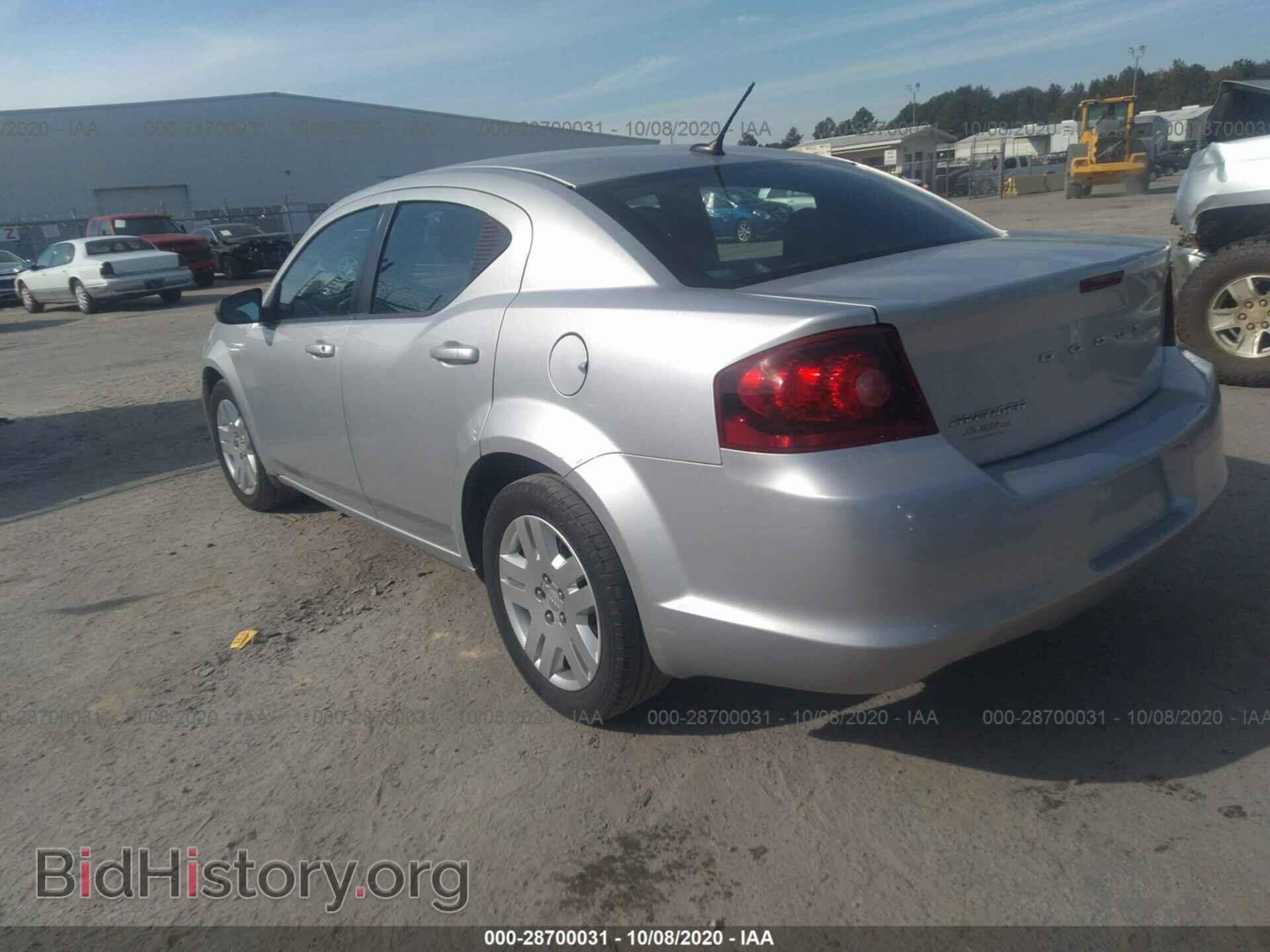 2012 DODGE AVENGER - VIN: 1C3CDZAB1CN266130 - Фото 3