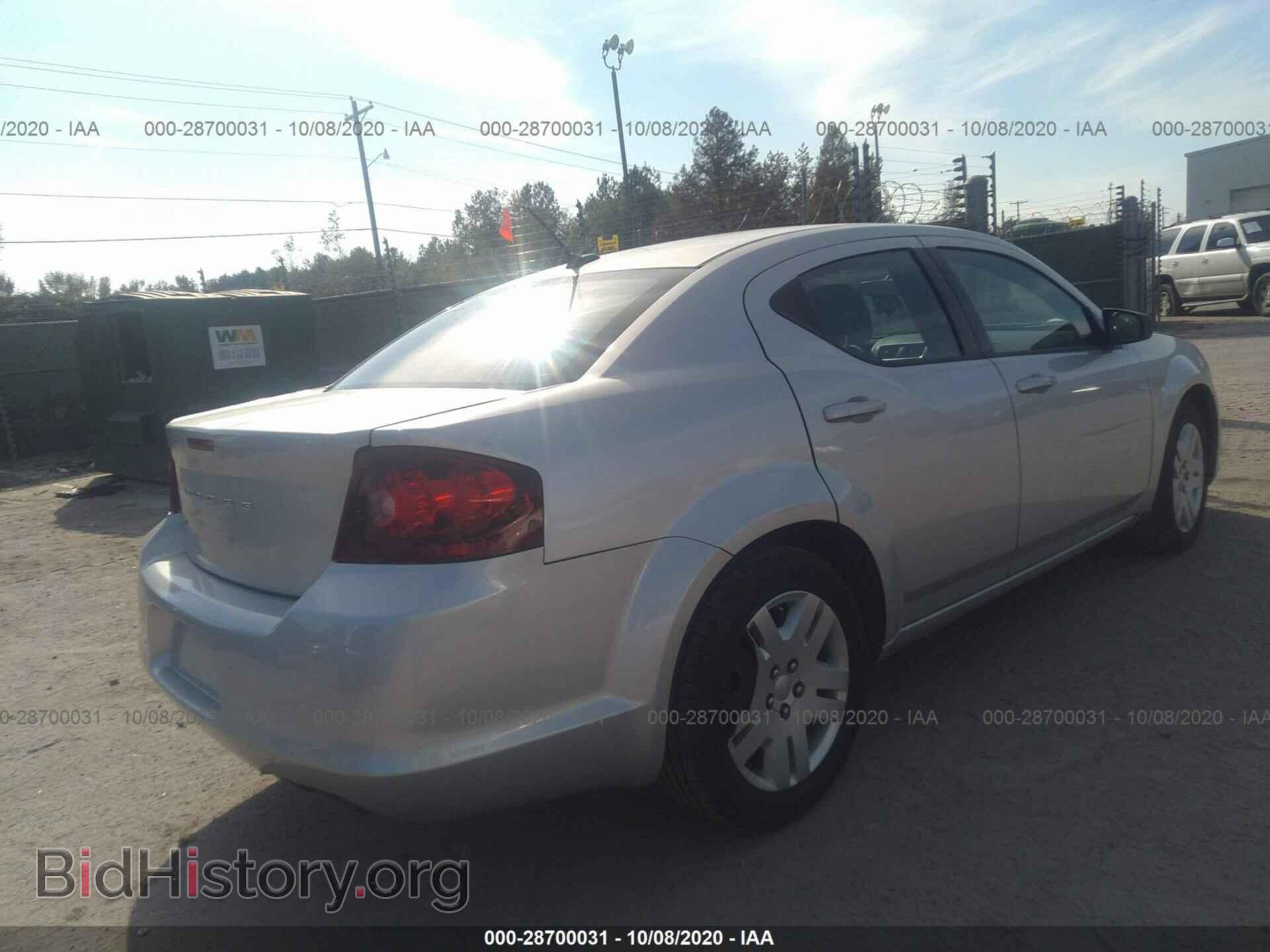 2012 DODGE AVENGER - VIN: 1C3CDZAB1CN266130 - Фото 4