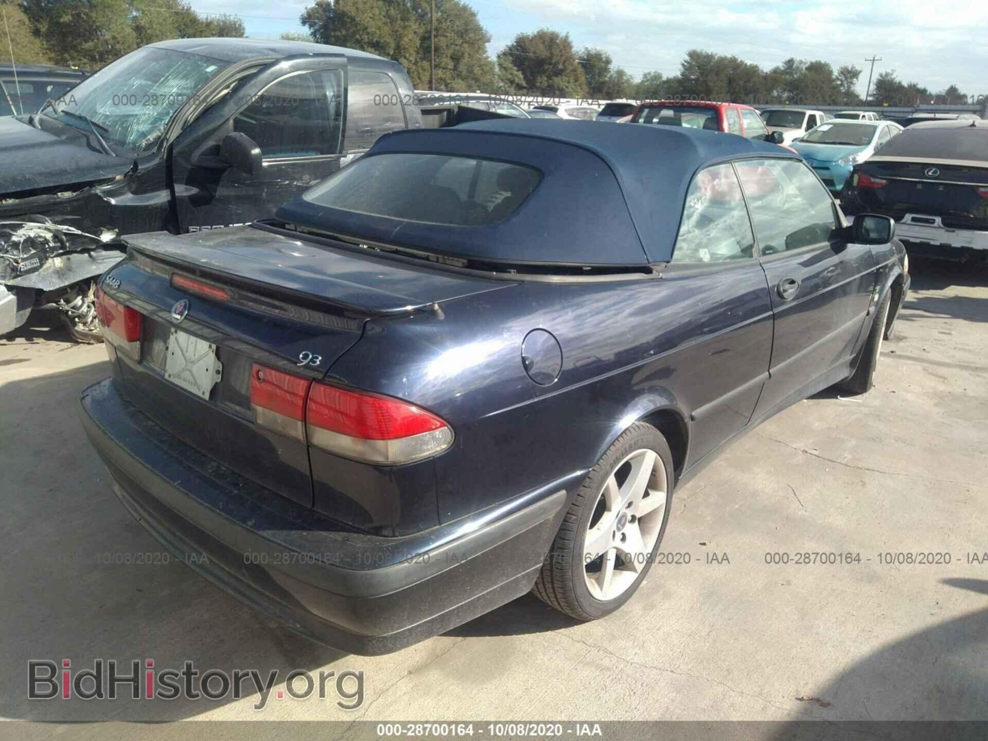 2002 SAAB 9-3 - VIN: YS3DF78K527008192 - Фото 4