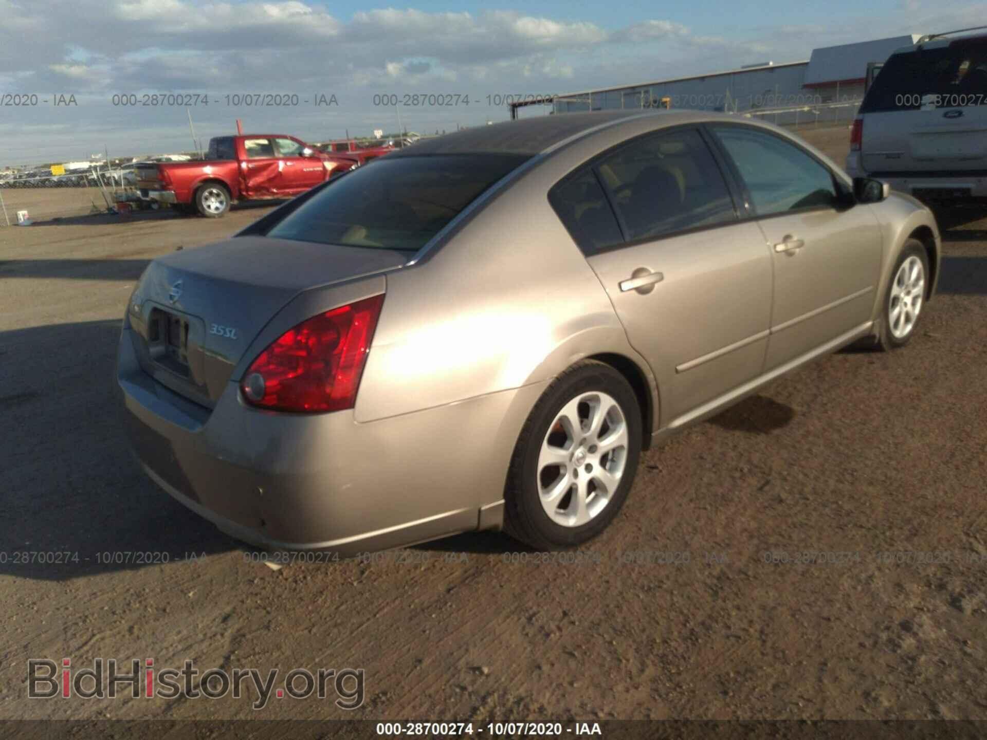 2007 NISSAN MAXIMA - VIN: 1N4BA41E07C819757 - Фото 4