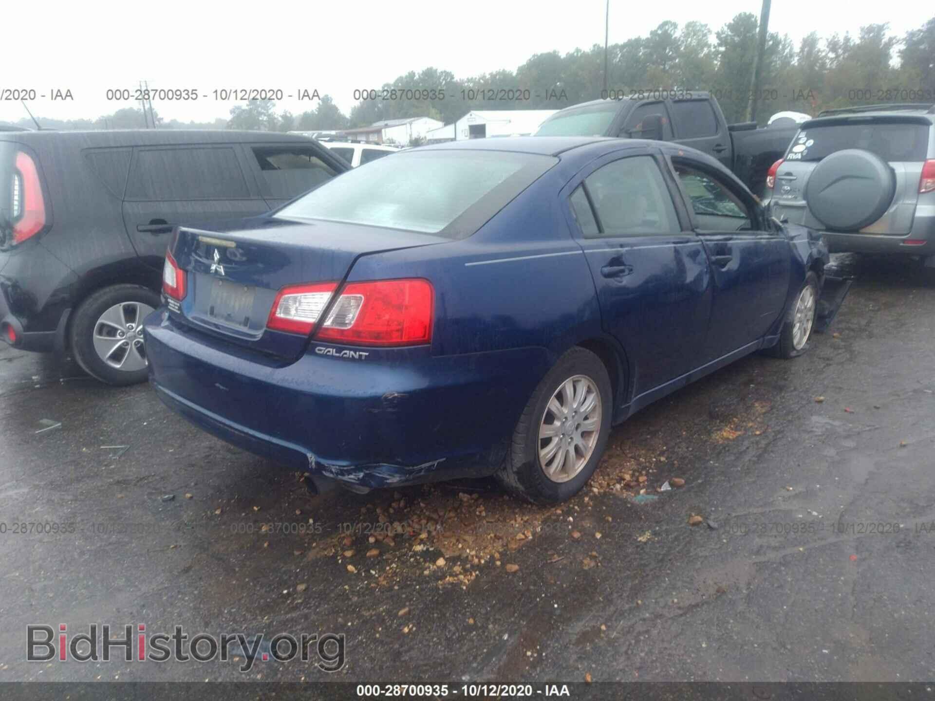 2009 MITSUBISHI GALANT - VIN: 4A3AB36F09E024257 - Фото 4