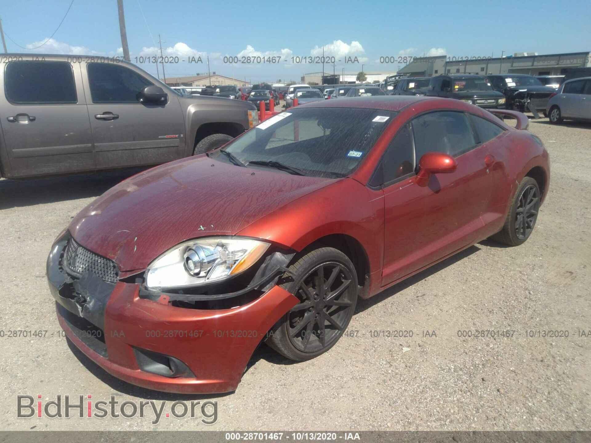 2009 MITSUBISHI ECLIPSE - VIN: 4A3AK34T49E019474 - Фото 2