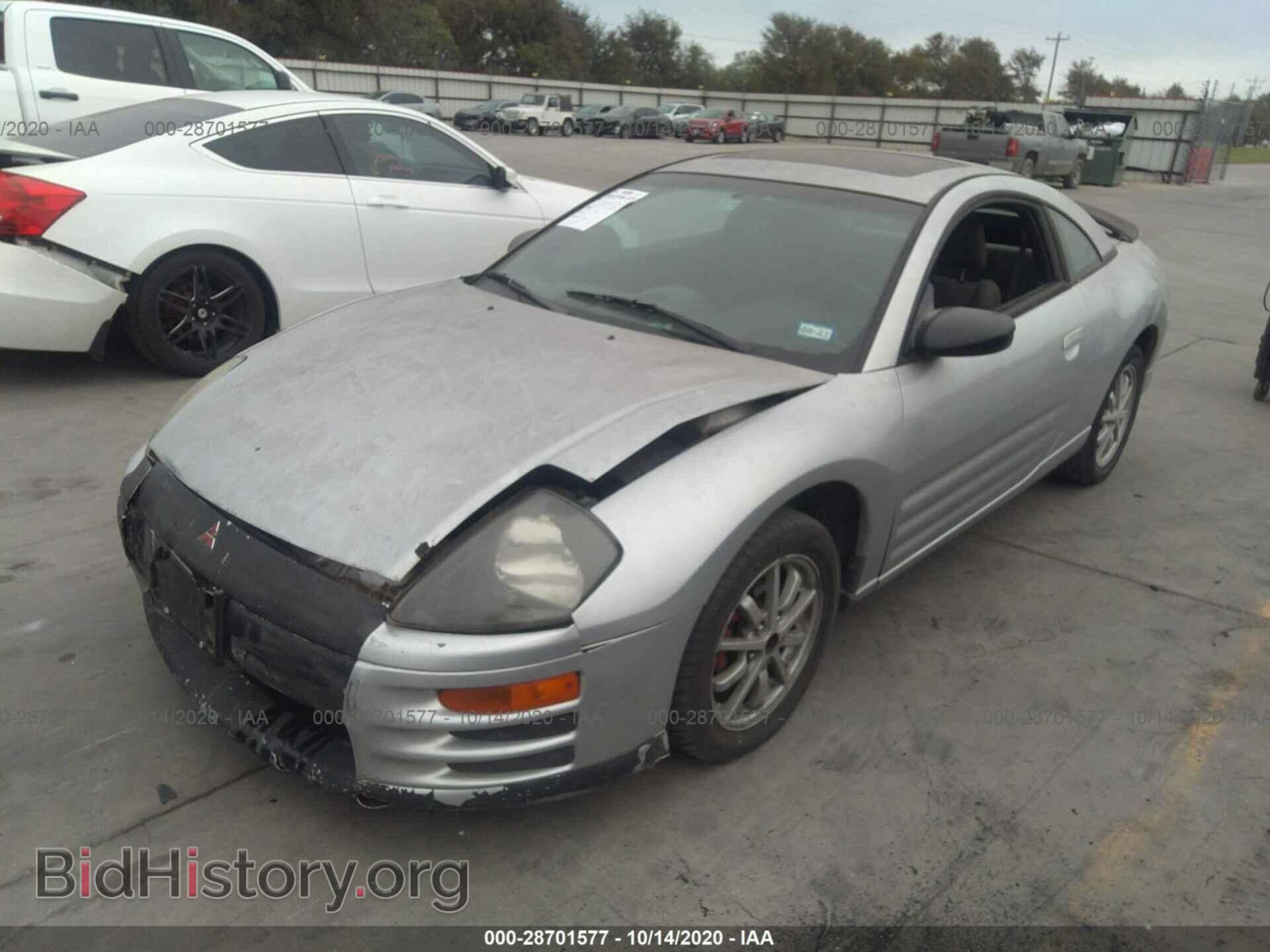 2001 MITSUBISHI ECLIPSE - VIN: 4A3AC44G61E069061 - Фото 2