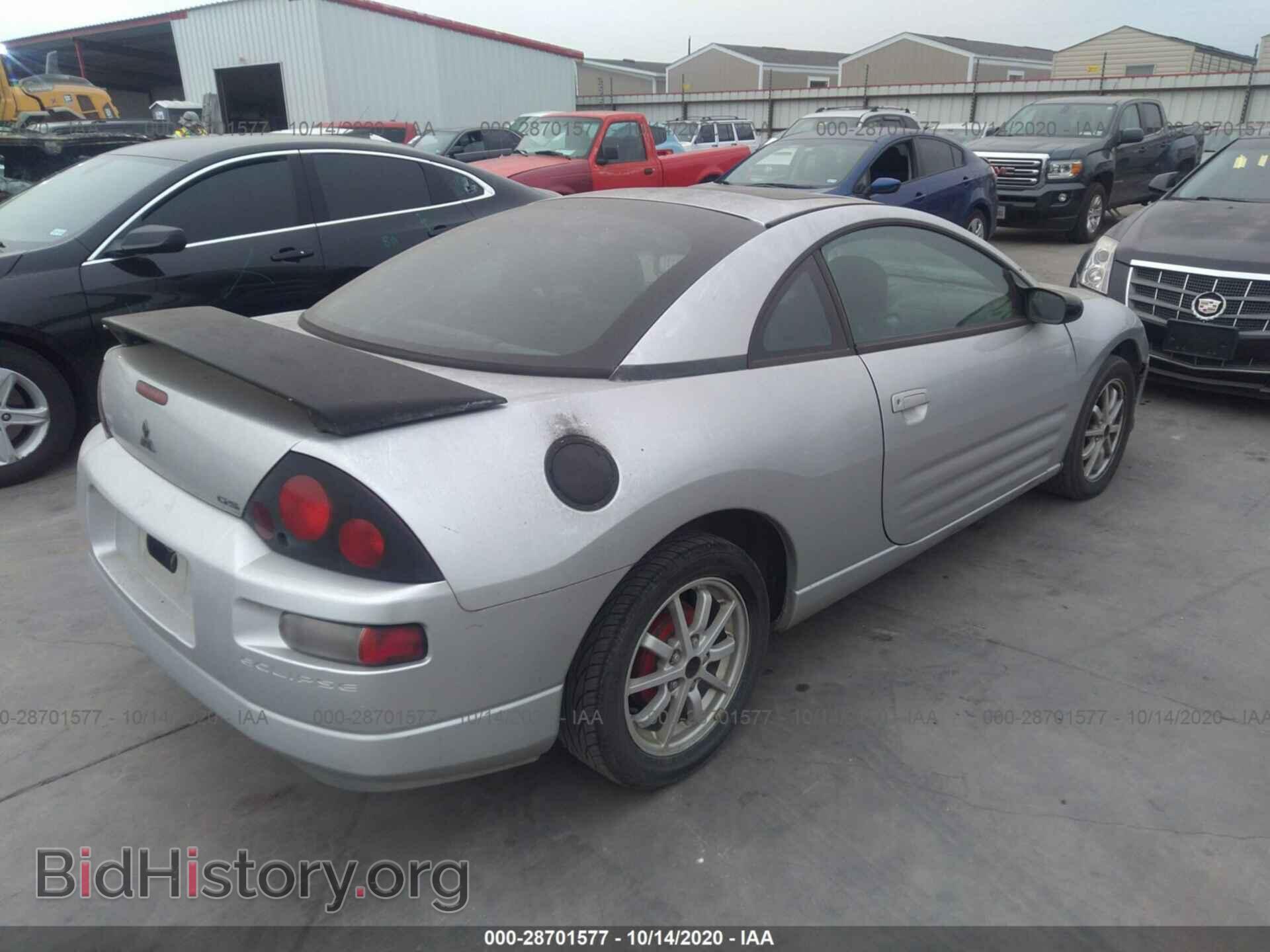 2001 MITSUBISHI ECLIPSE - VIN: 4A3AC44G61E069061 - Фото 4