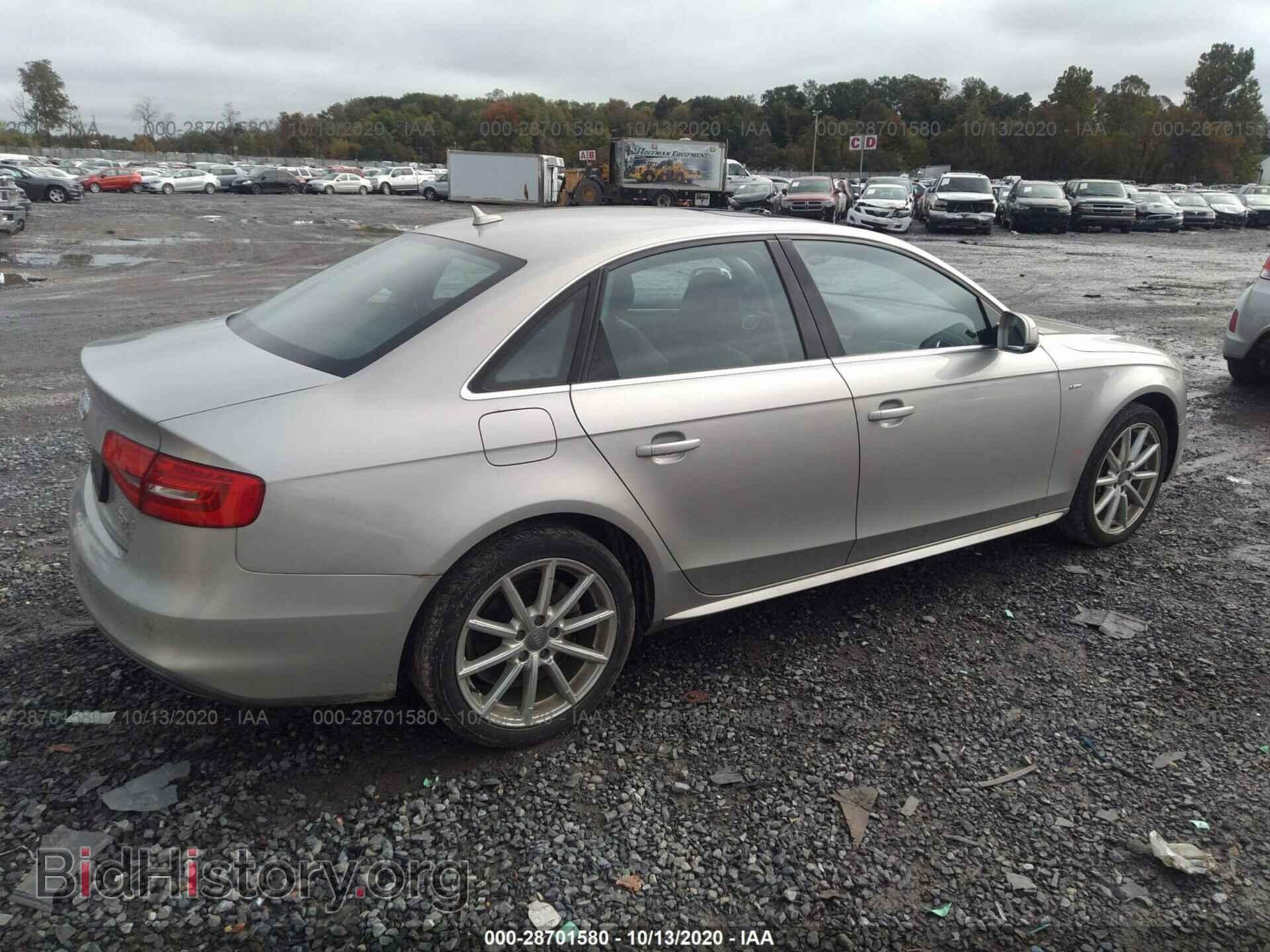 2014 AUDI A4 - VIN: WAUFFAFL4EN014619 - Фото 4