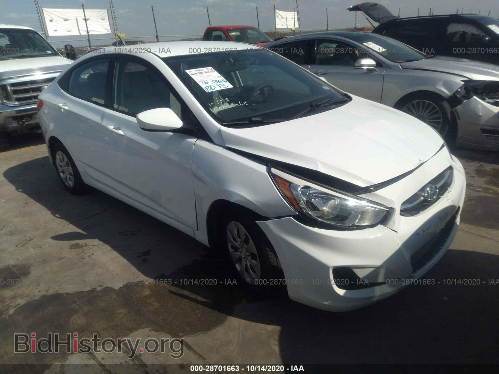 Фотография KMHCT4AEXHU166676 - HYUNDAI ACCENT 2017