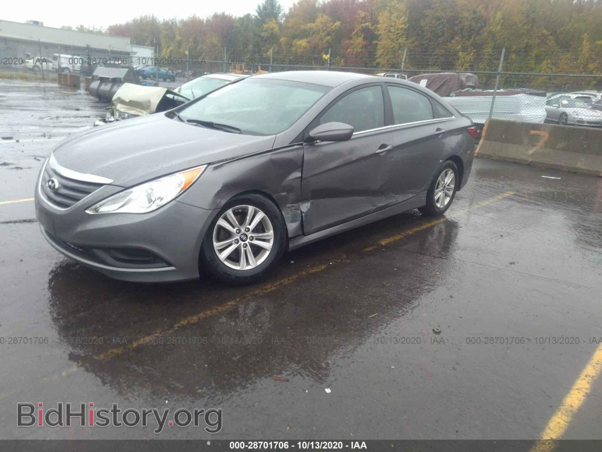 2014 HYUNDAI SONATA - VIN: 5NPEB4AC7EH835796 - Фото 2