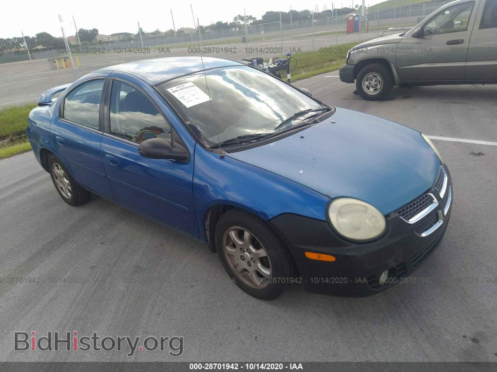 Photo 1B3ES56C34D615222 - DODGE NEON 2004