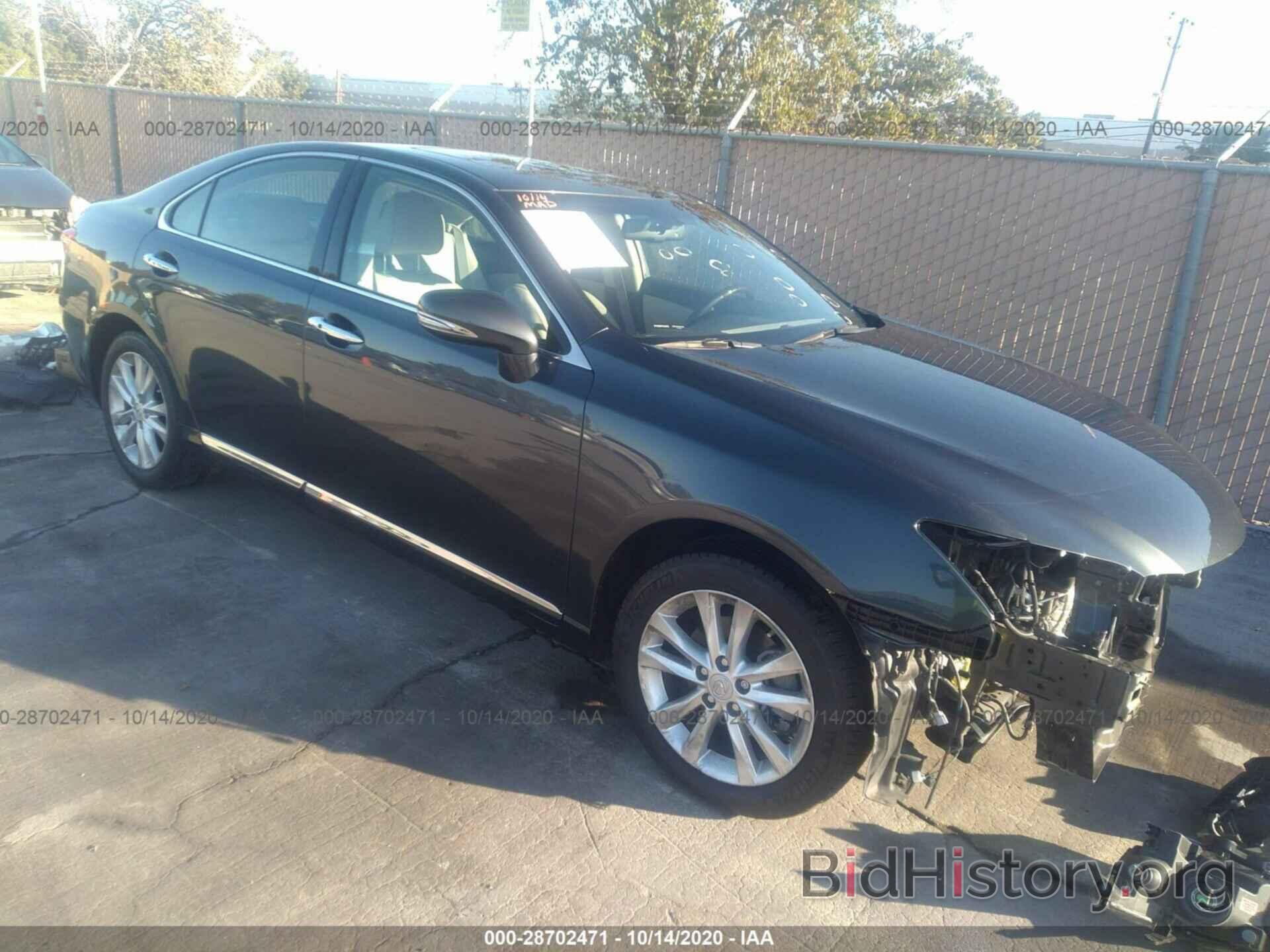 Photo JTHBK1EG3B2425104 - LEXUS ES 350 2011