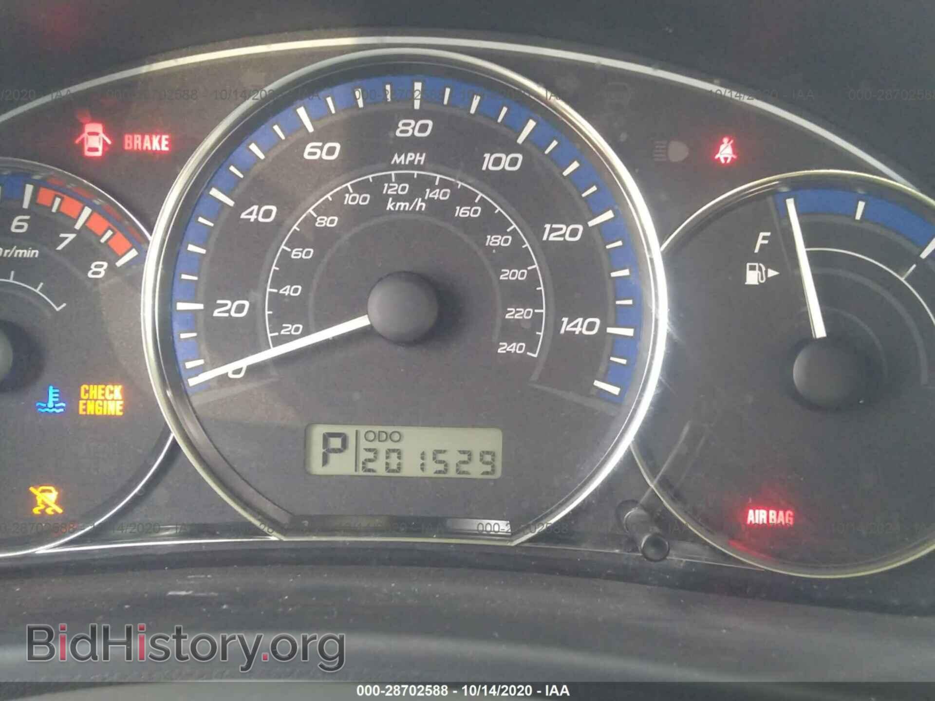 2010 SUBARU FORESTER - VIN: JF2SH6CC2AH738249 - Фото 7