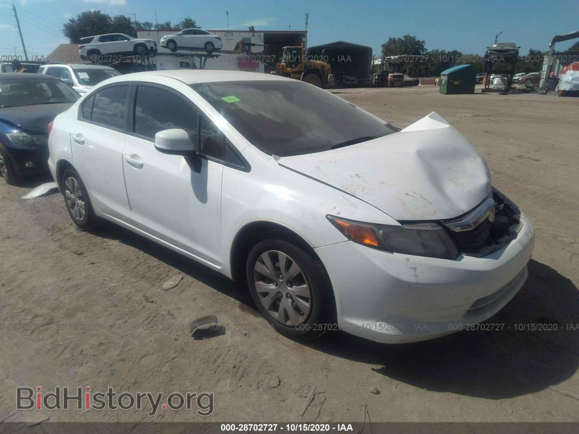 Фотография 19XFB2F56CE022518 - HONDA CIVIC SDN 2012