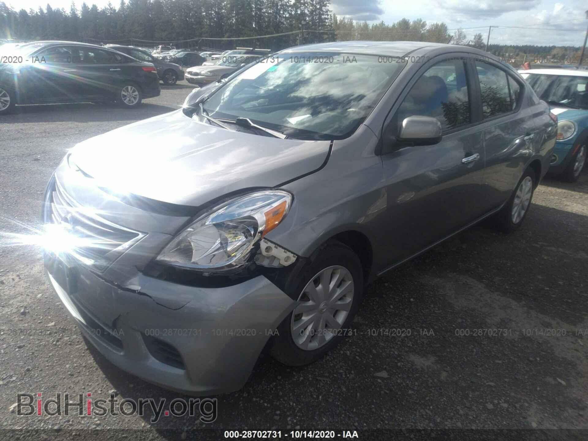 2012 NISSAN VERSA - VIN: 3N1CN7APXCL825234 - Фото 2