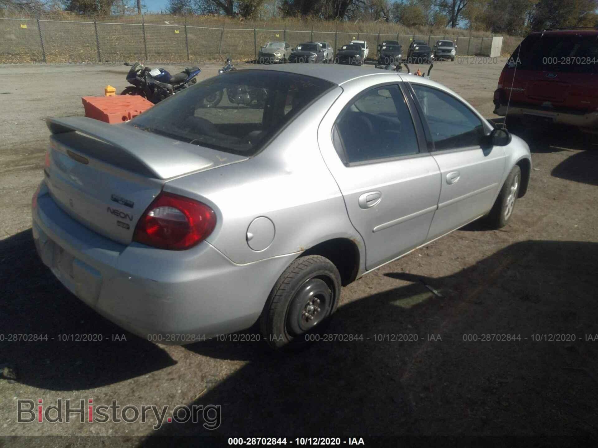 2005 DODGE NEON - VIN: 1B3ES56C35D277841 - Фото 4