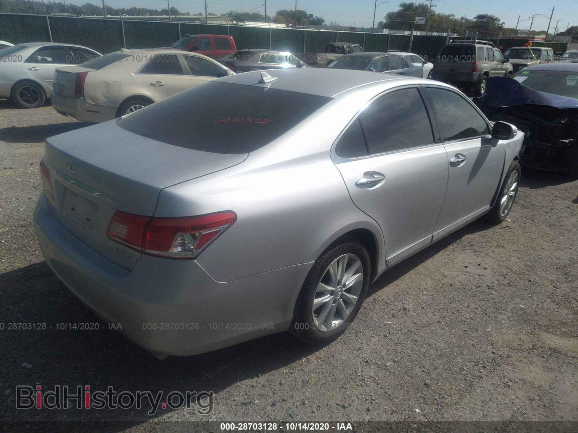 2012 LEXUS ES 350 - VIN: JTHBK1EGXC2481624 - Фото 4