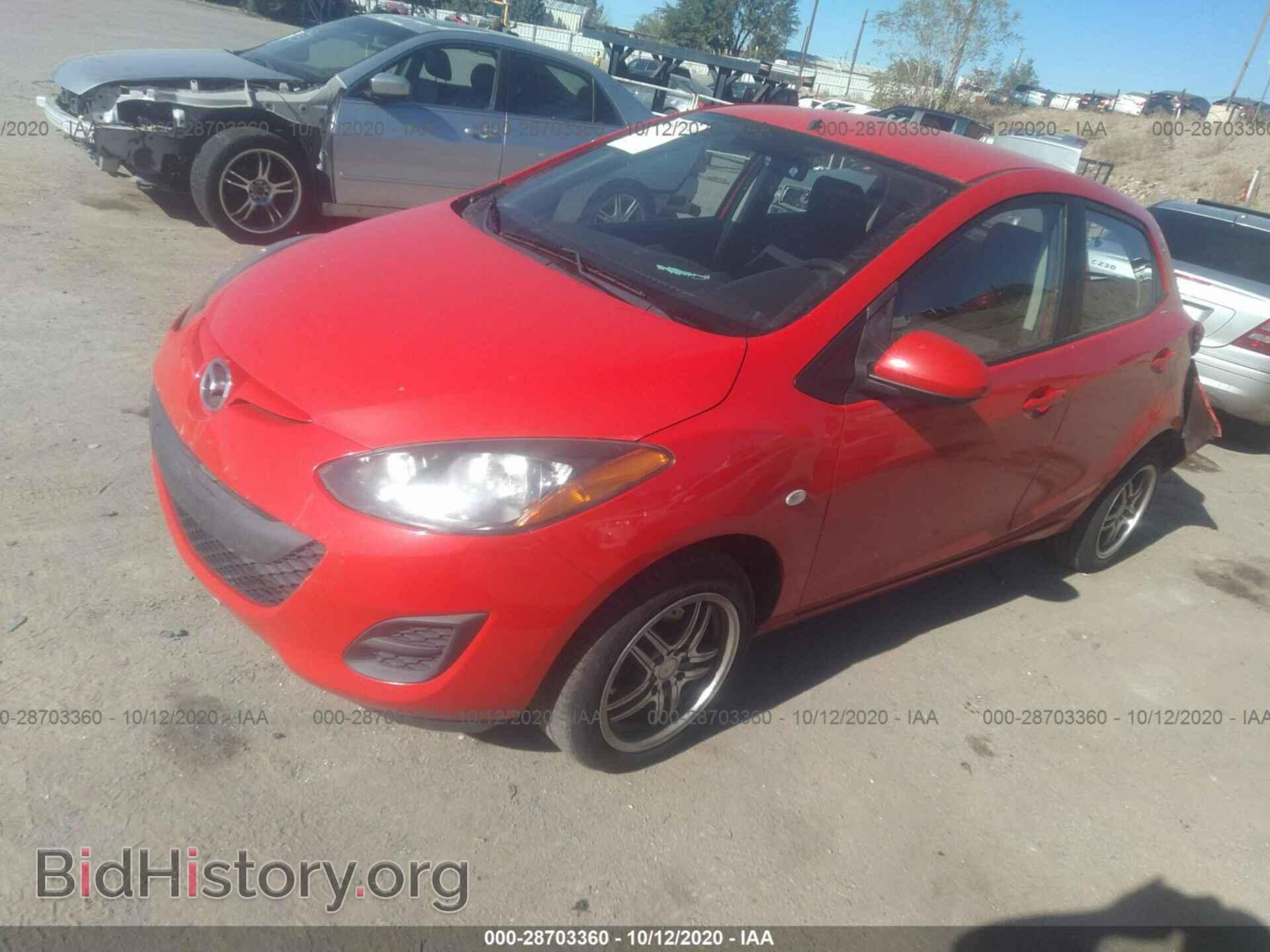 2011 MAZDA MAZDA2 - VIN: JM1DE1HZ0B0106317 - Фото 2