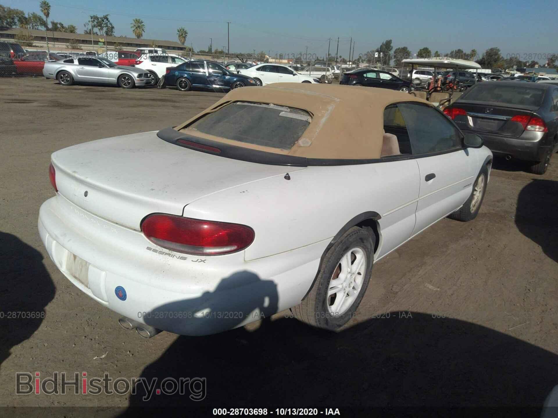 2000 CHRYSLER SEBRING - VIN: 3C3EL45H4YT203835 - Фото 4