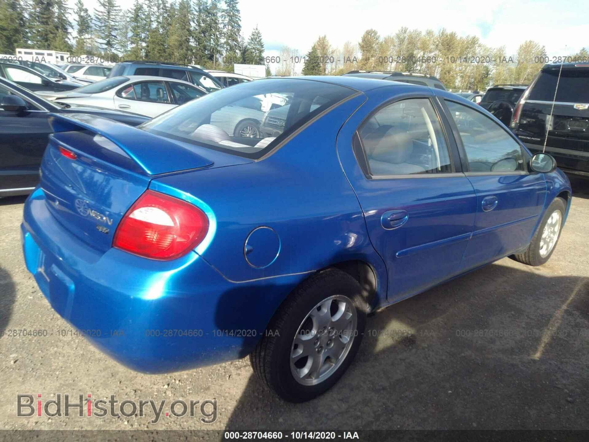 2004 DODGE NEON - VIN: 1B3ES56C84D523782 - Фото 4