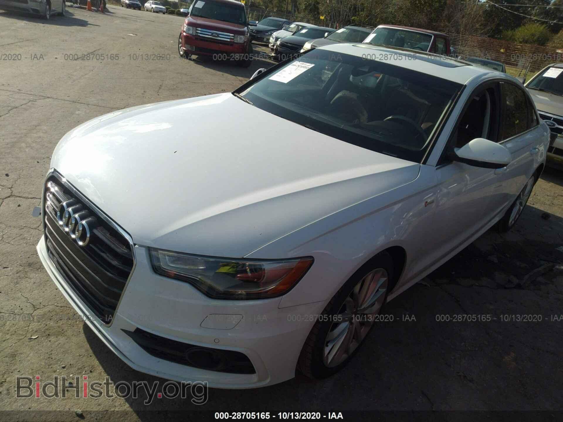 2014 AUDI A6 - VIN: WAUHGAFC1EN009299 - Фото 2